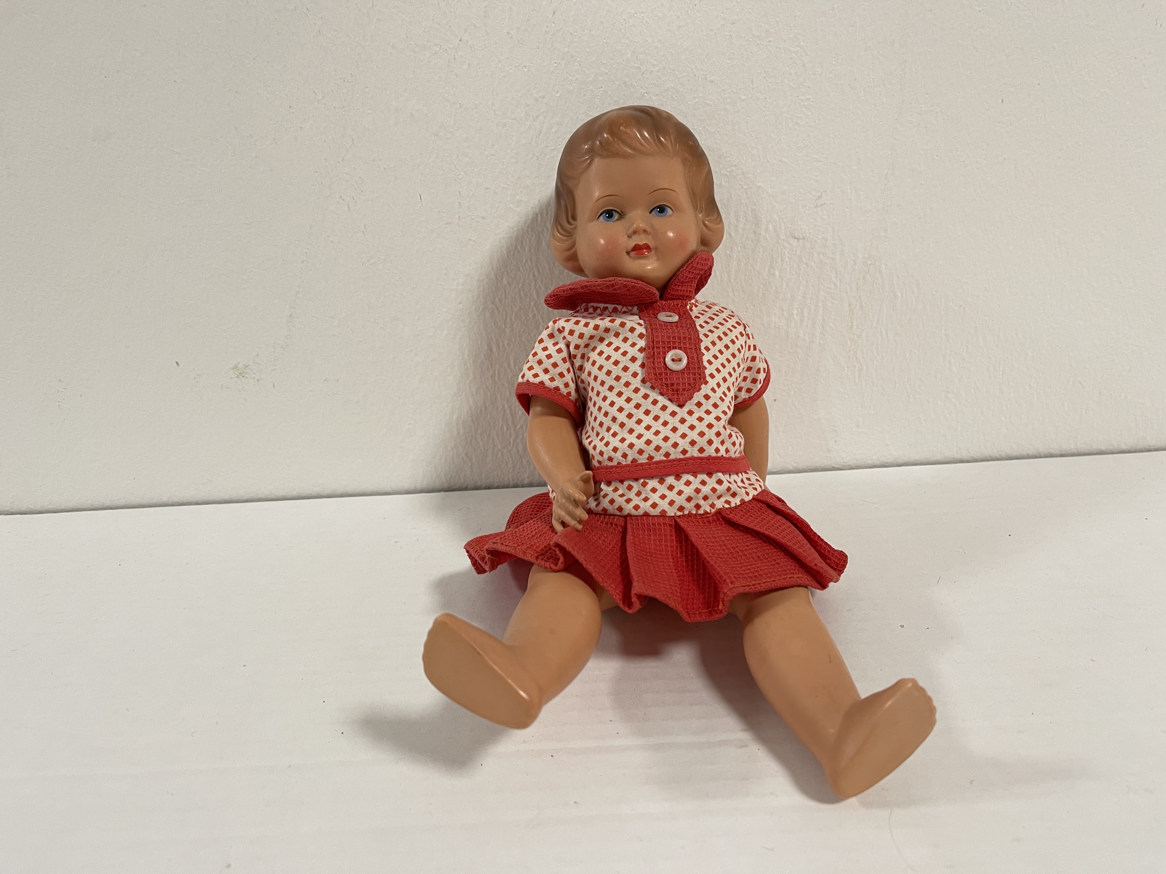 Künstlerpuppe Sammler Puppe alte Zelluloid Puppe 29 cm siehe Fotos  