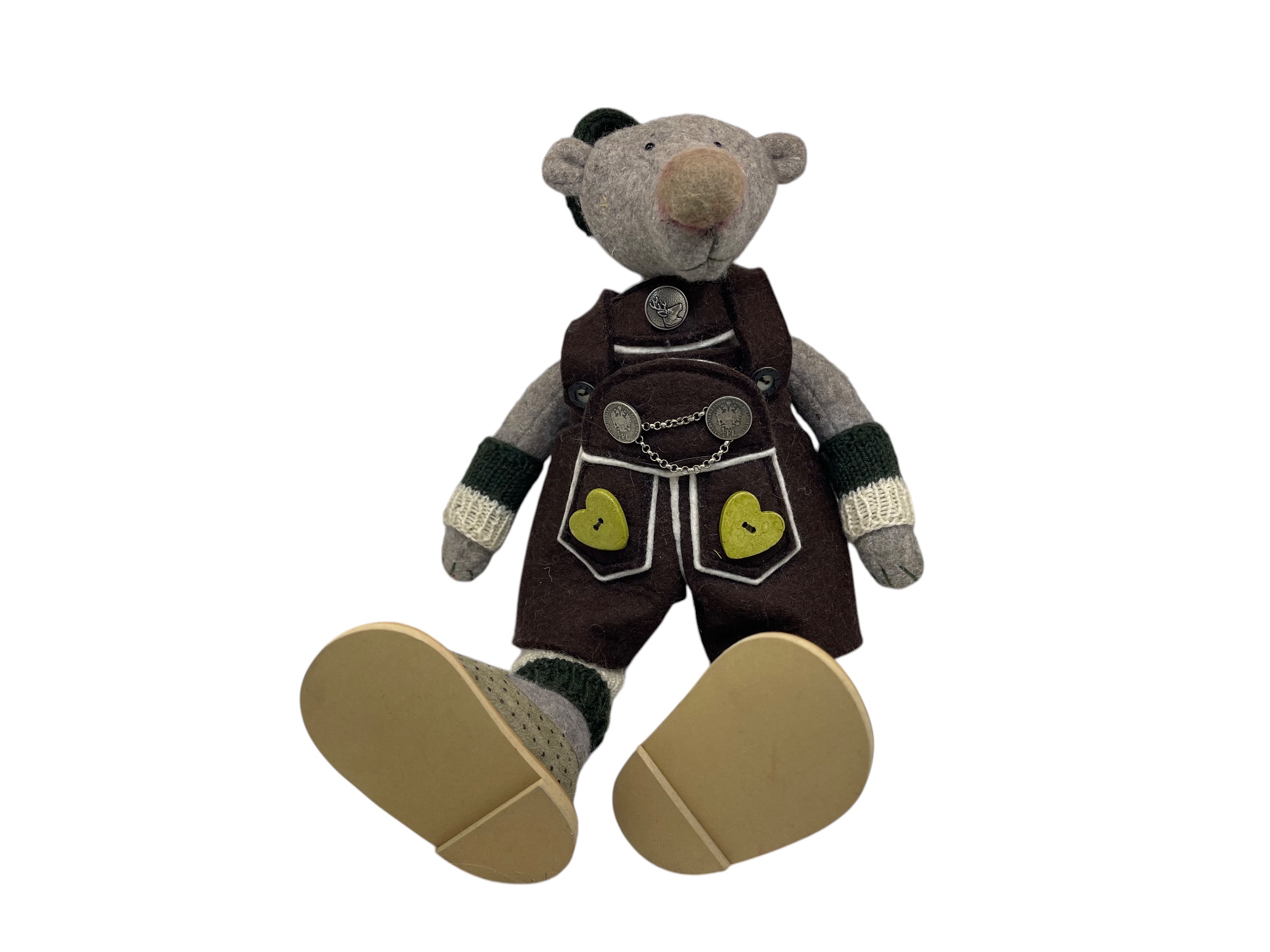Zwergnase - Nicole Marschollek-Menzner Künstlertier Bär 30 cm Top Zustand Unikat 