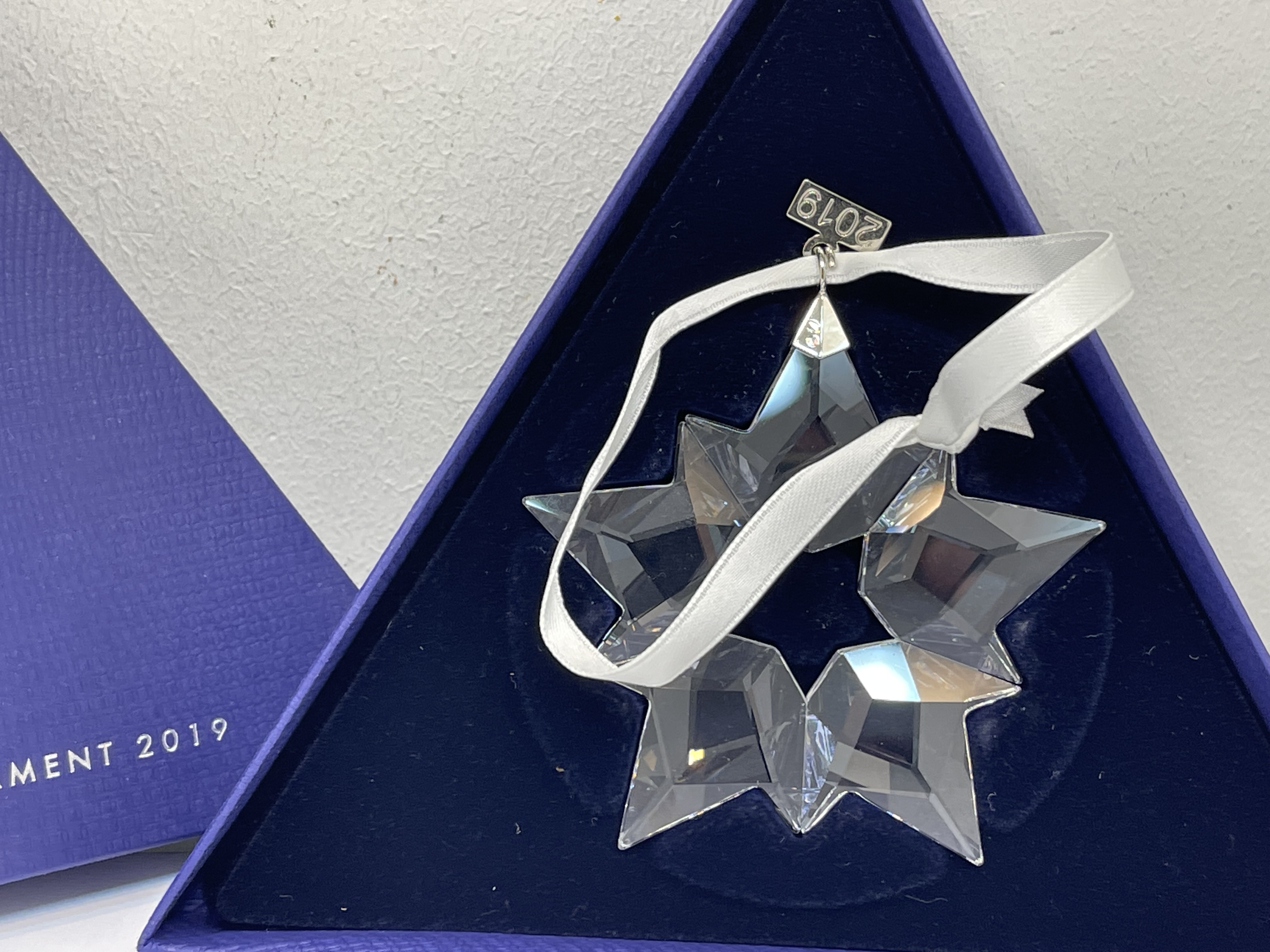 Swarovski Figur 5427990 Weihnachtsstern 2019 Groß 7,5 cm. Mit OVP. Top Zustand 