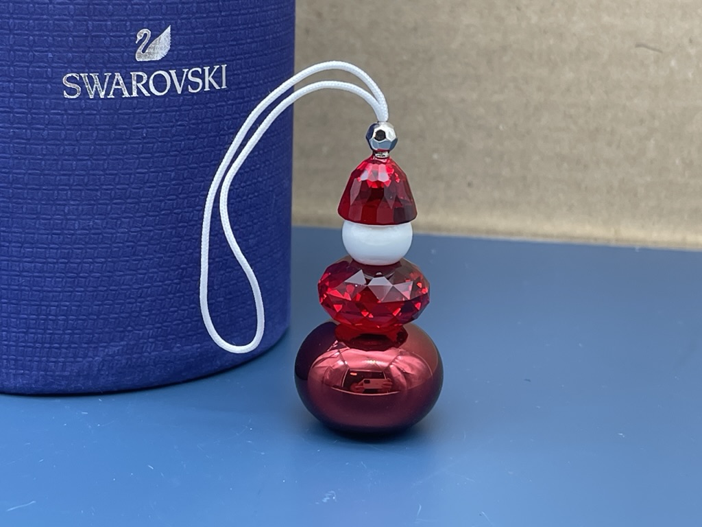  Swarovski Figur 5596389 Holiday Cheers Weihnachtsmann Ornament 5,5 cm. Neuware  