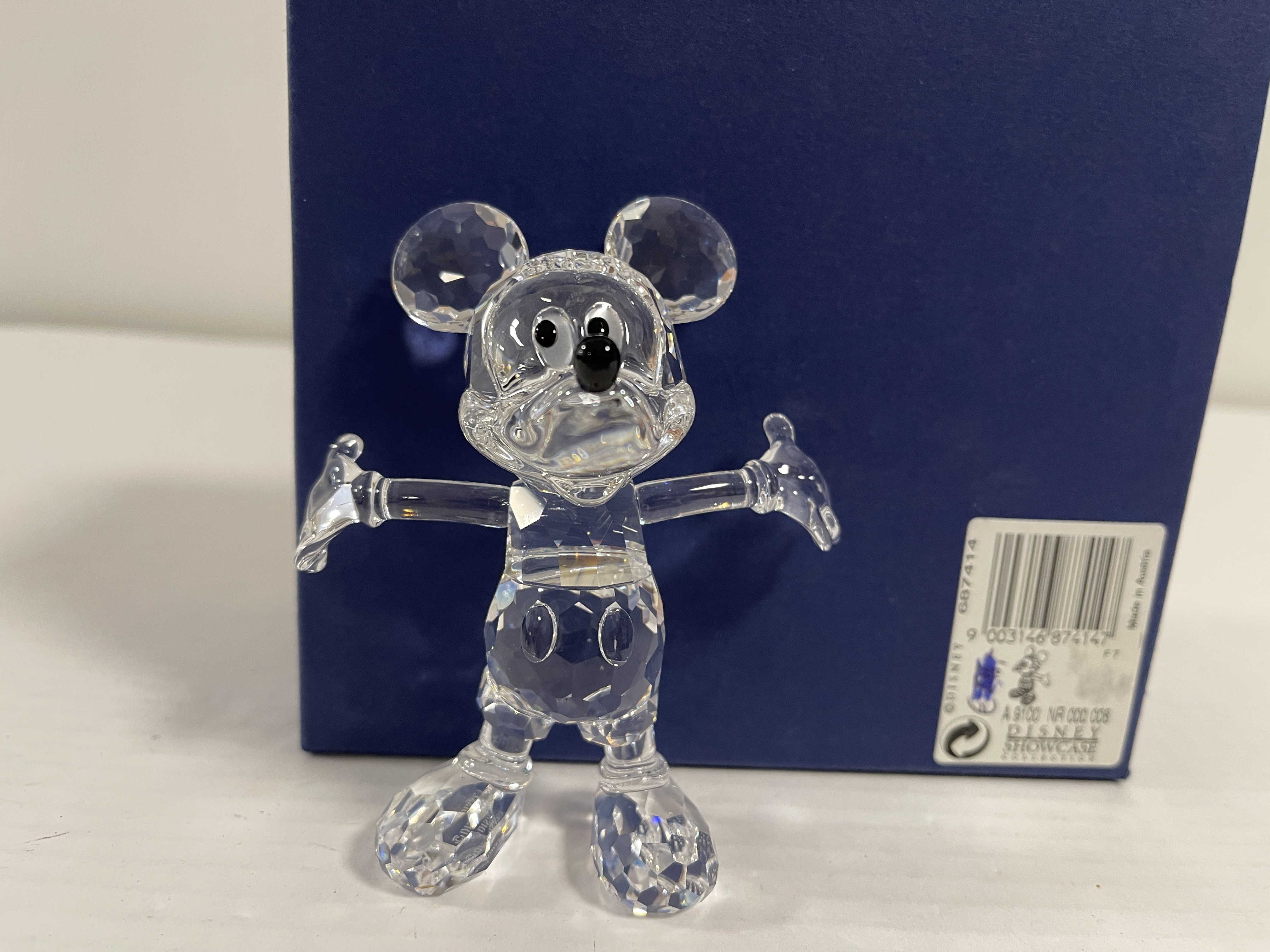 Swarovski Figur 687414 Disney Mickey Mouse Maus 10 cm Ovp Zertifikat Top Zustand