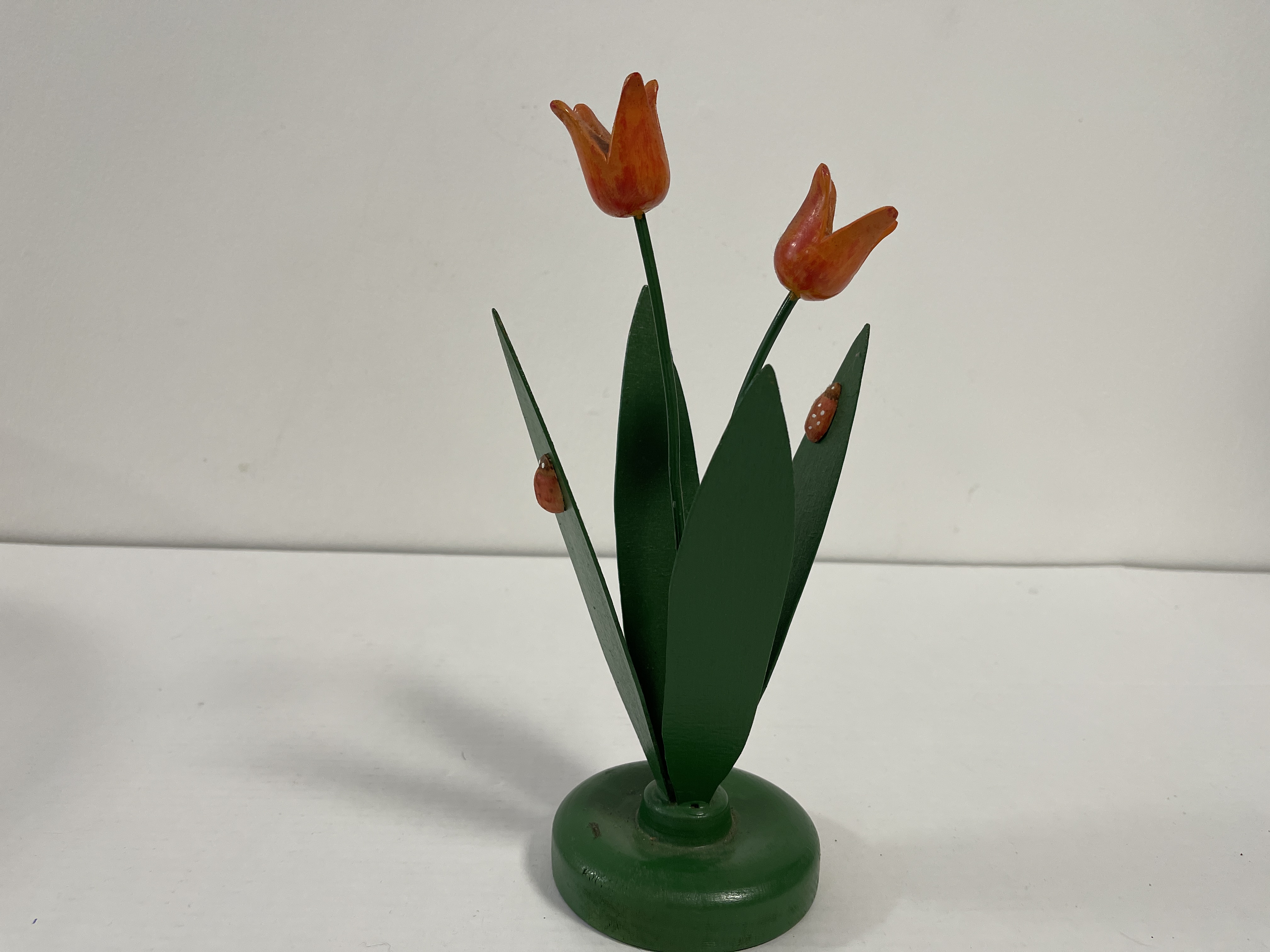  Erzgebirge Figur Tulpen 28 cm. Zustand siehe Fotos