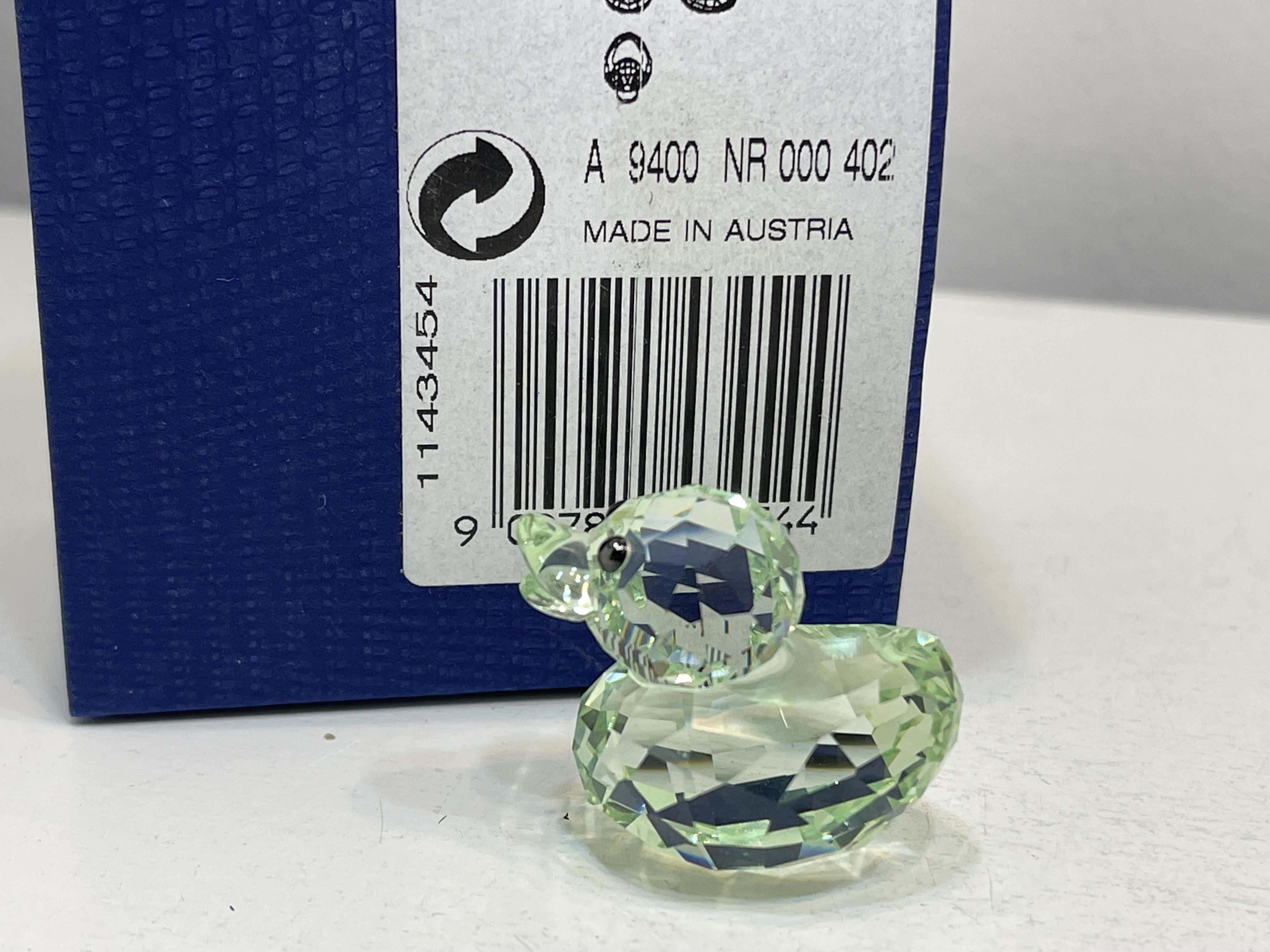 Swarovski Figur 1143454 Happy Duck Joyful 2,9 cm. Ovp & Zertifikat.   Top Zustand  