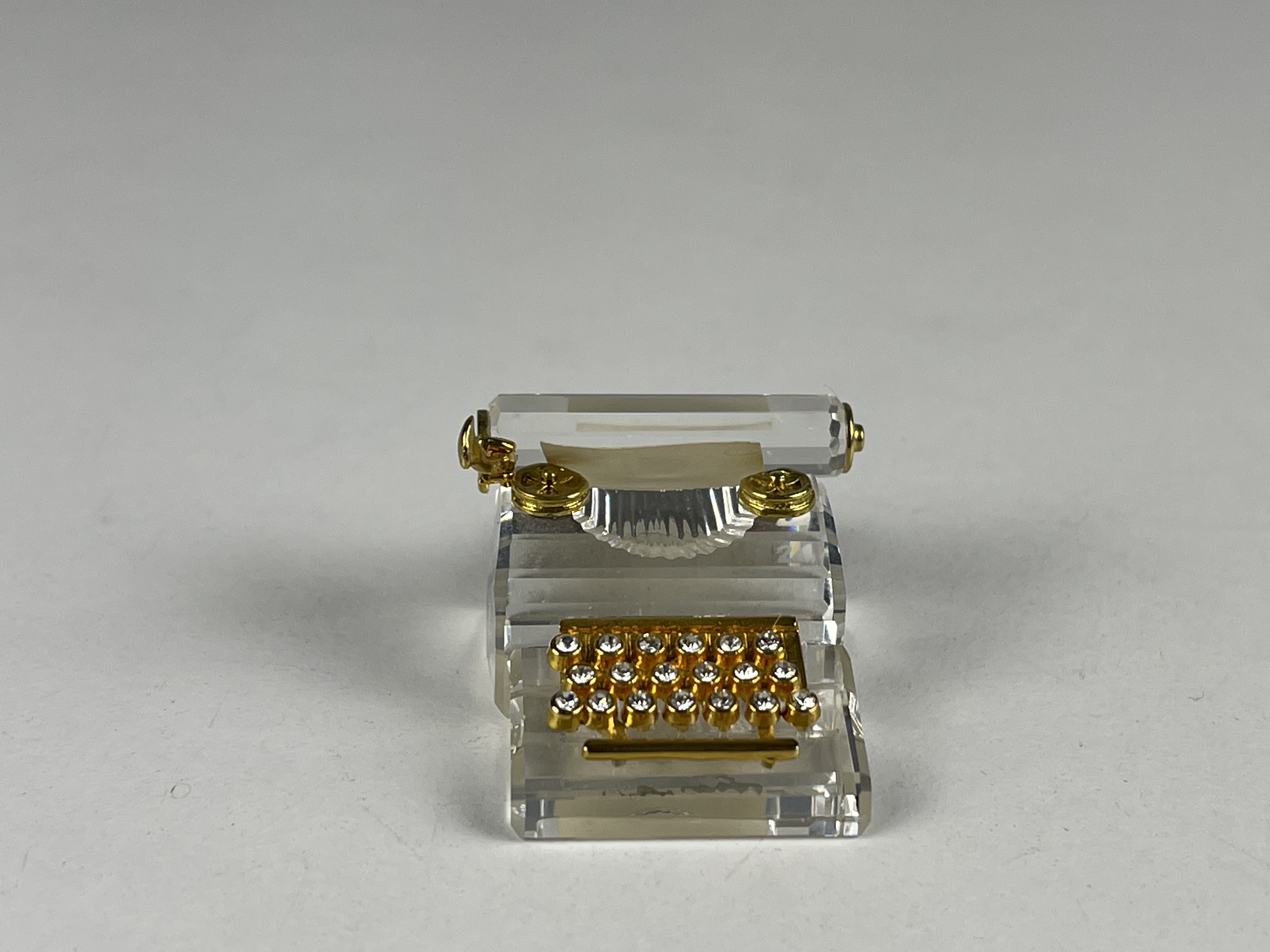 Swarovski Figur 208886 Schreibmaschine 3 cm. Top Zustand. 