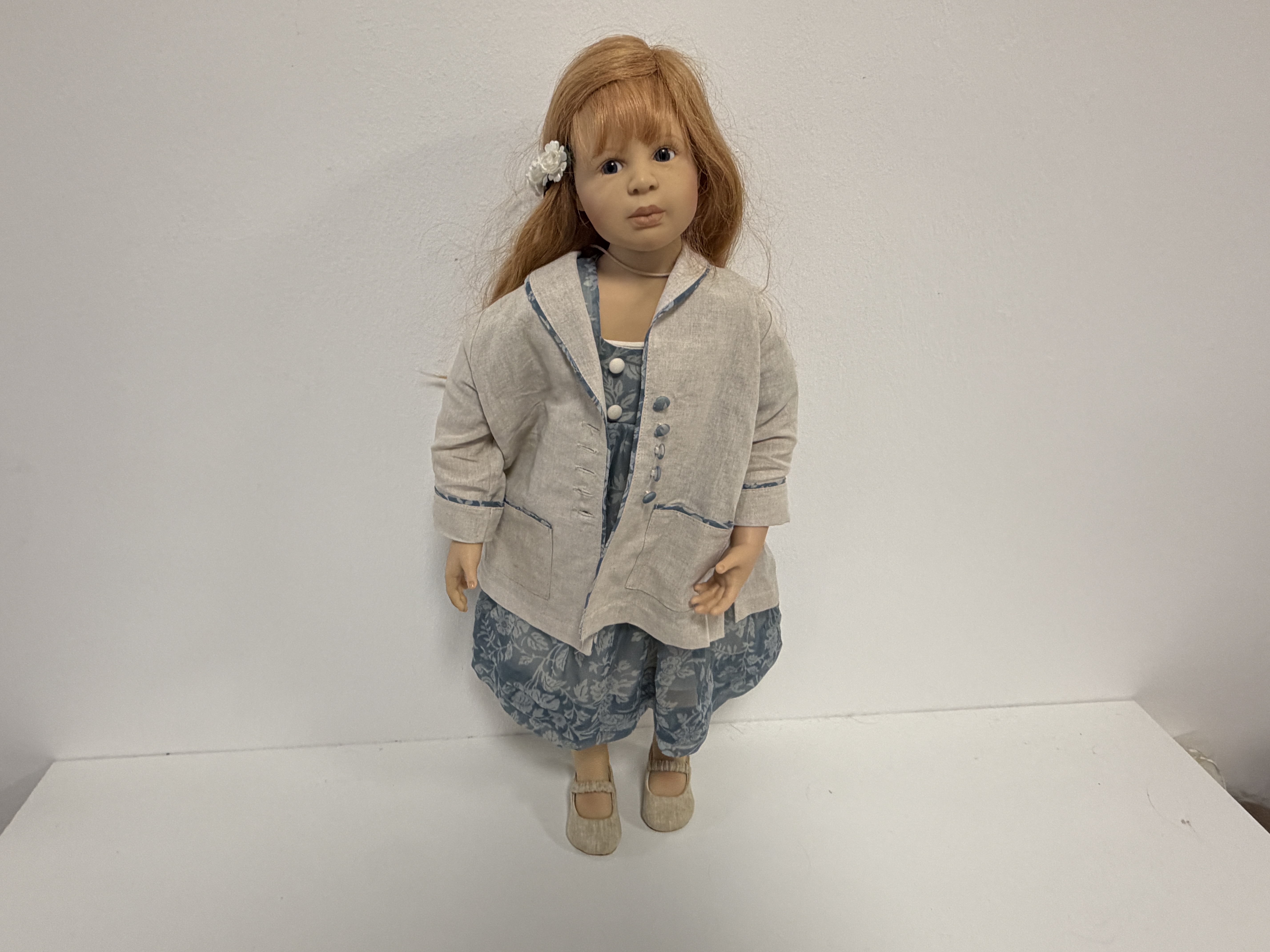 Heidi Plusczok Künstlerpuppe Vinyl Puppe 68 cm. Top Zustand