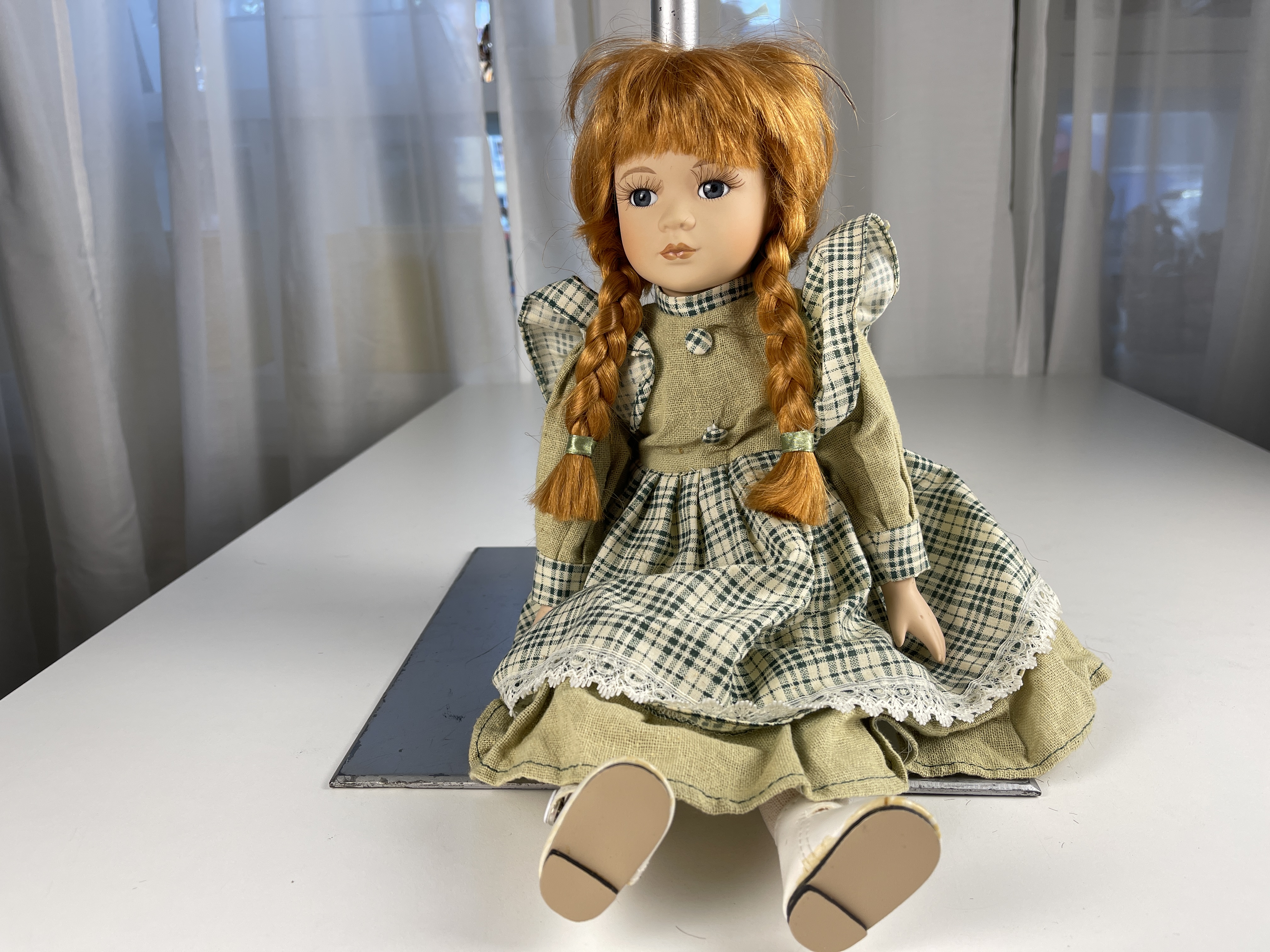 Sammler Puppe Porzellan Puppe 40 cm. Top Zustand     