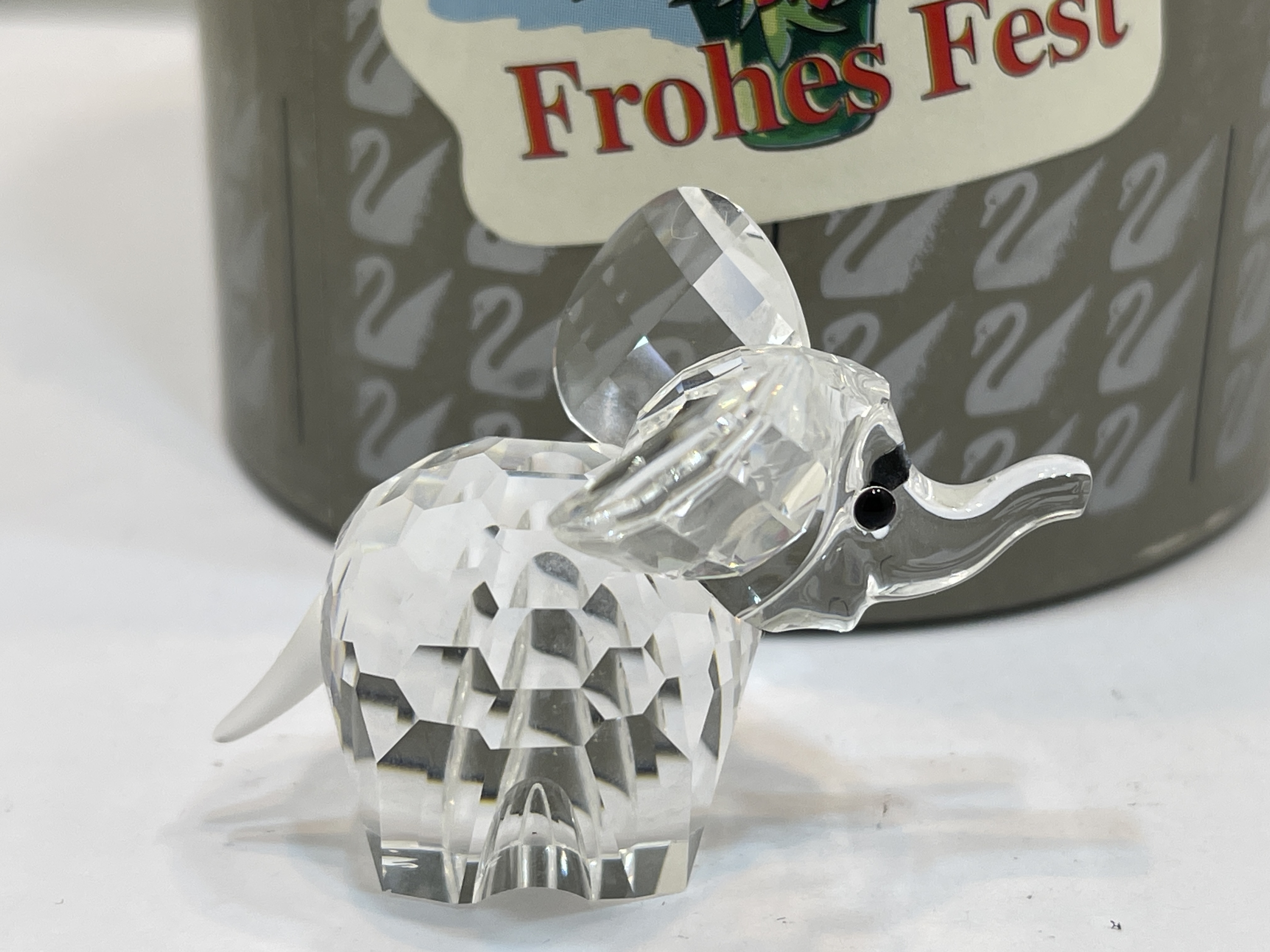  Swarovski Figur 151489 Elefant 5 cm. Ovp - Zertifikat - Top Zustand  