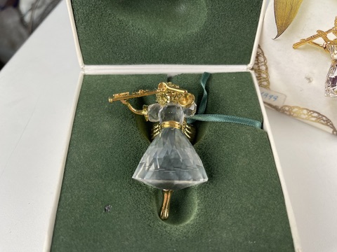 Swarovski Figur 235896 Weihnachtsengel 1999 Ornament 7 cm. Ovp & Zertifikat Top Zustand    