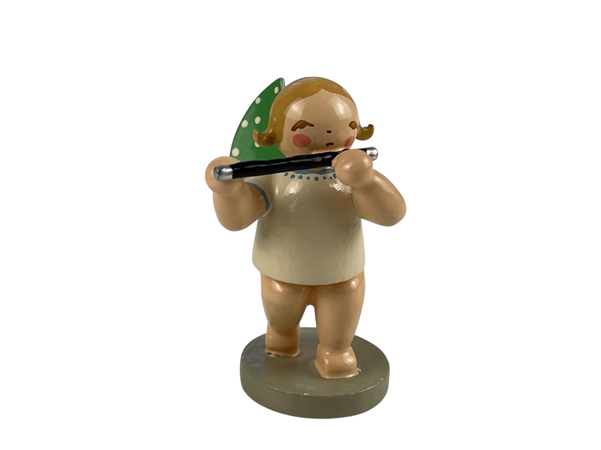  Erzgebirge Figur Engel 6 cm. Zustand siehe Fotos  