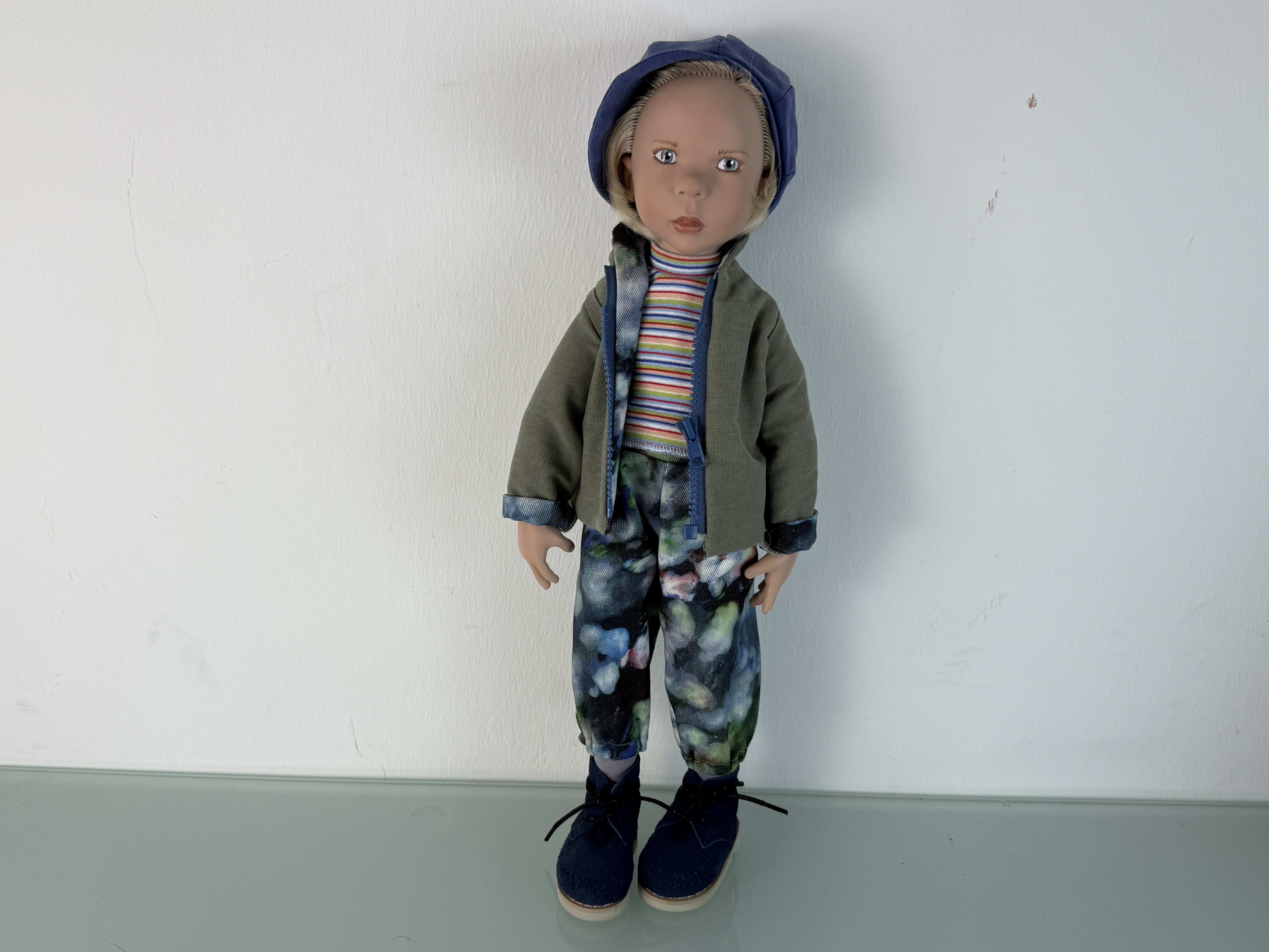 Zwergnase Künstlerpuppe Nicole Marschollek Puppe 50 cm. Top Zustand   