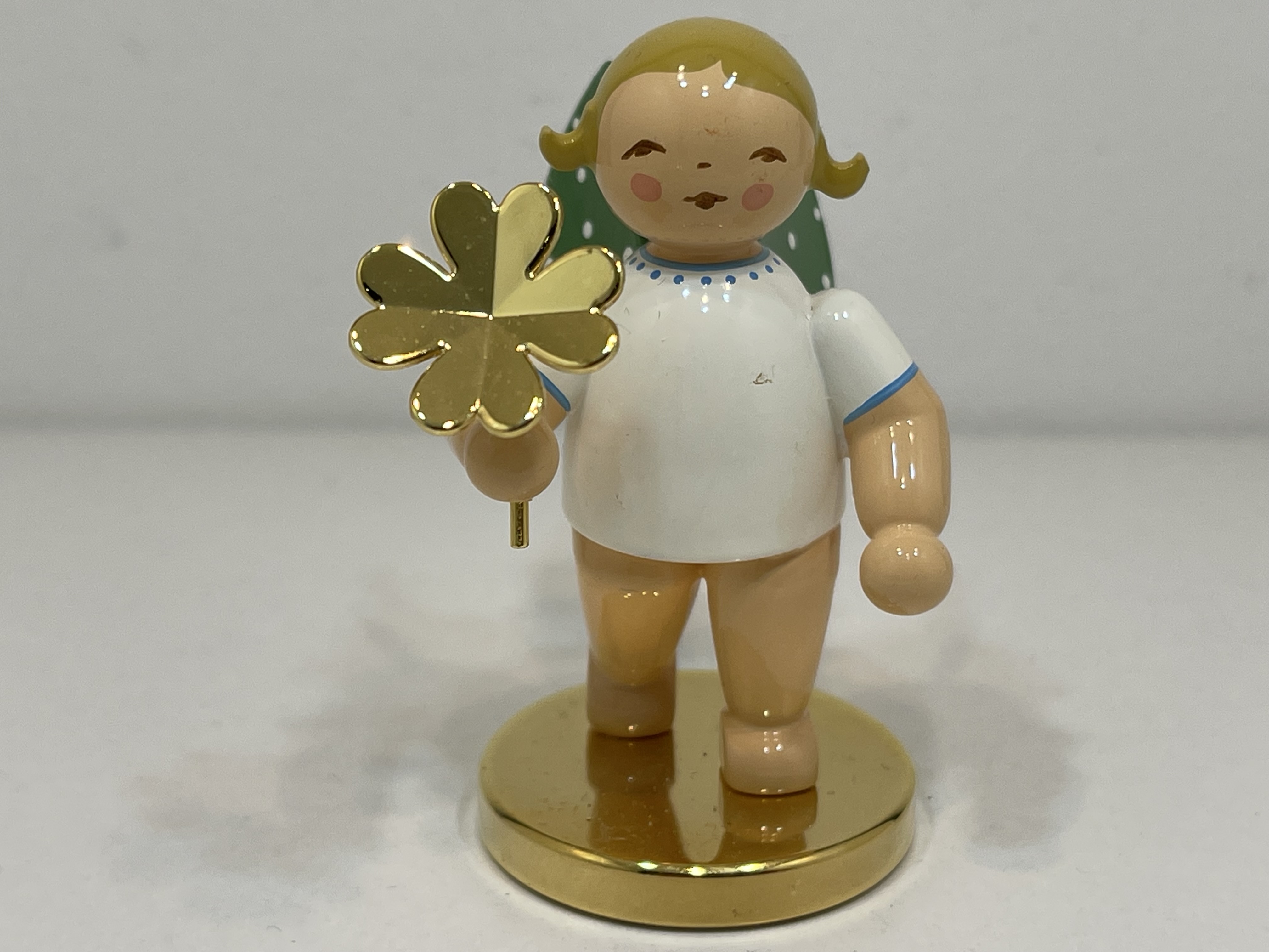 Wendt und Kühn Erzgebirge Figur Engel 6,5 cm. Limitiert 2016 - Top Zustand  