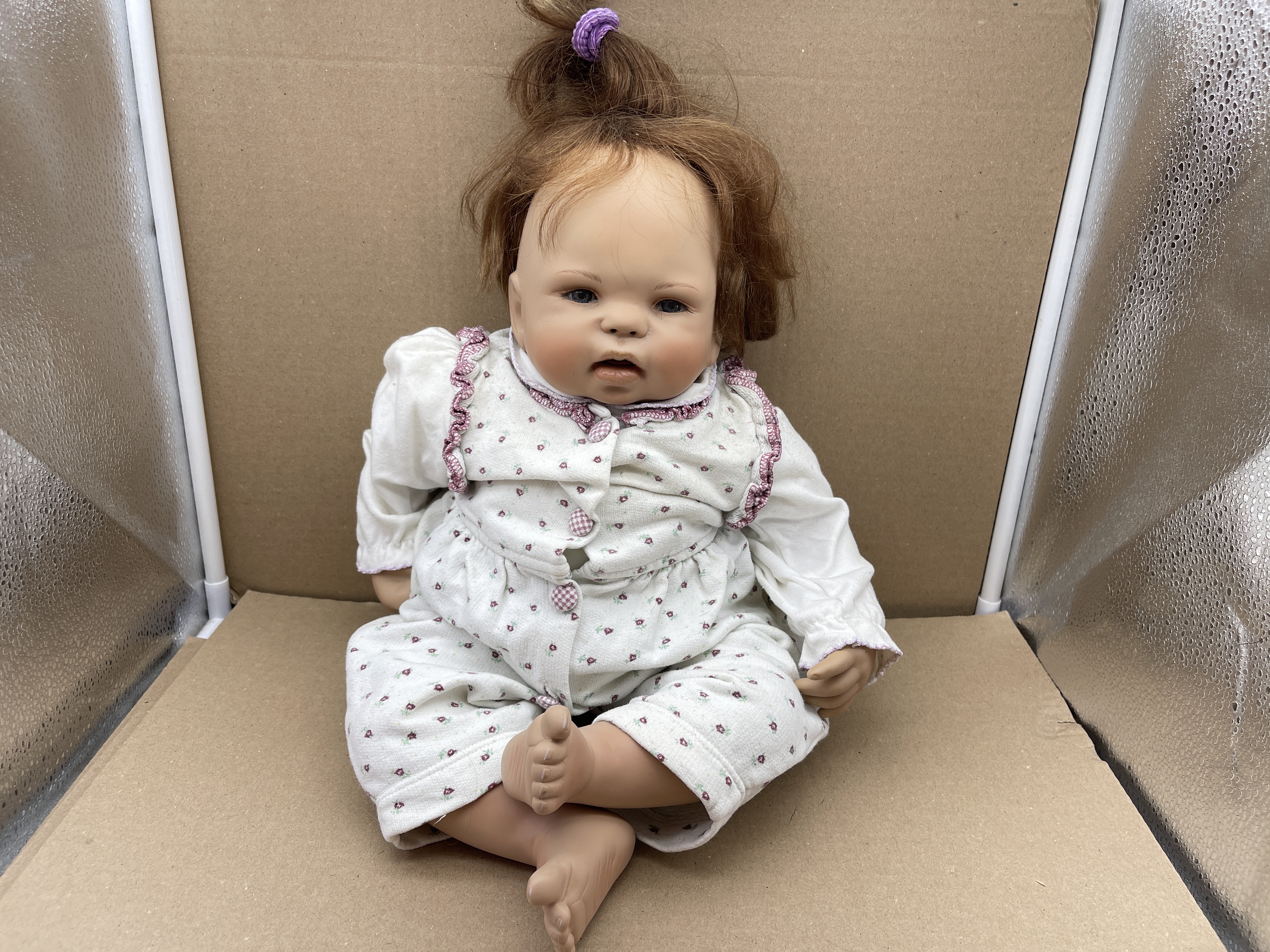 Inge Tenbusch Porzellan Puppe 53 cm. Top Zustand 