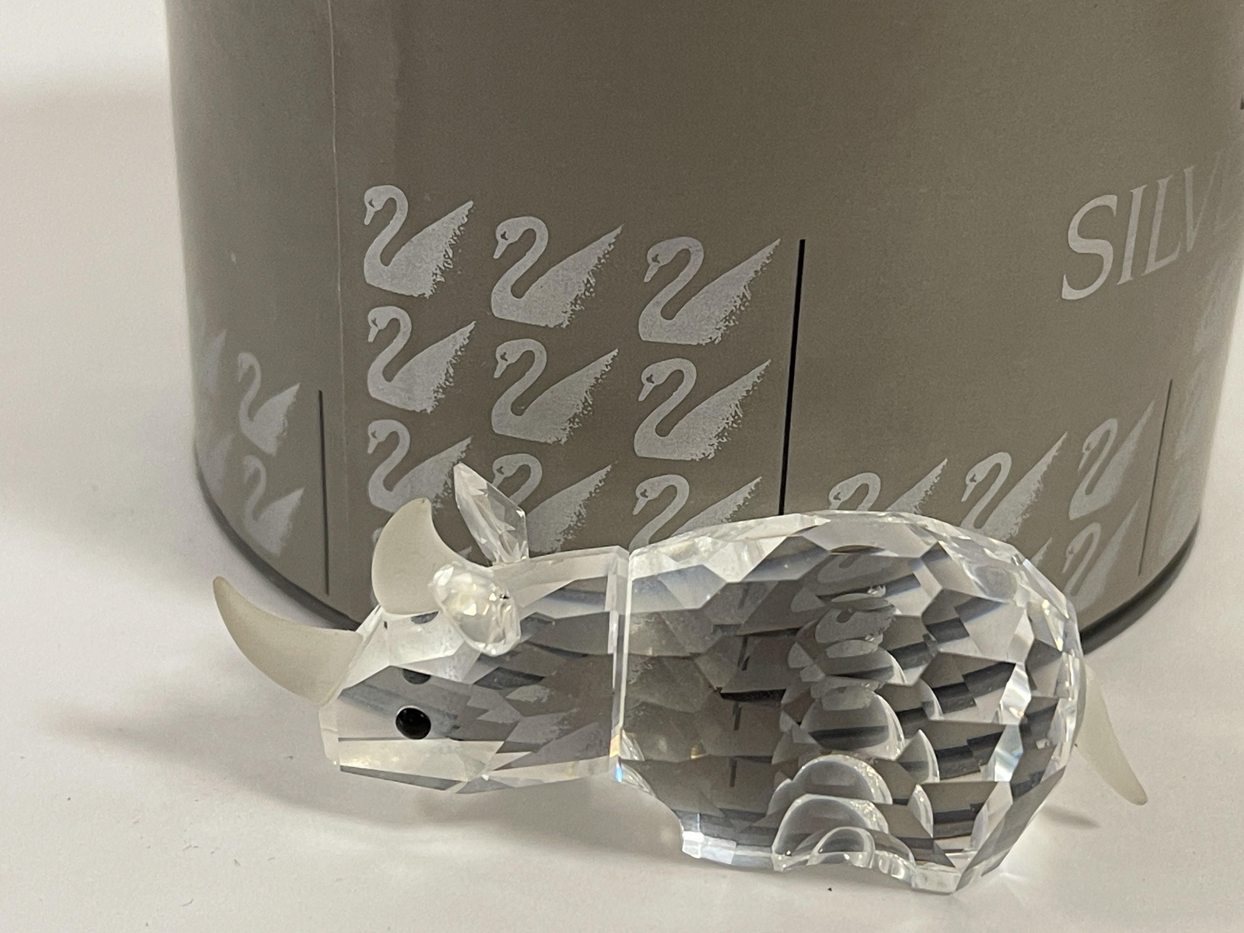 Swarovski Figur 151521 Nashorn 6,3 cm + Ovp + Zertifikat + Top Zustand. 