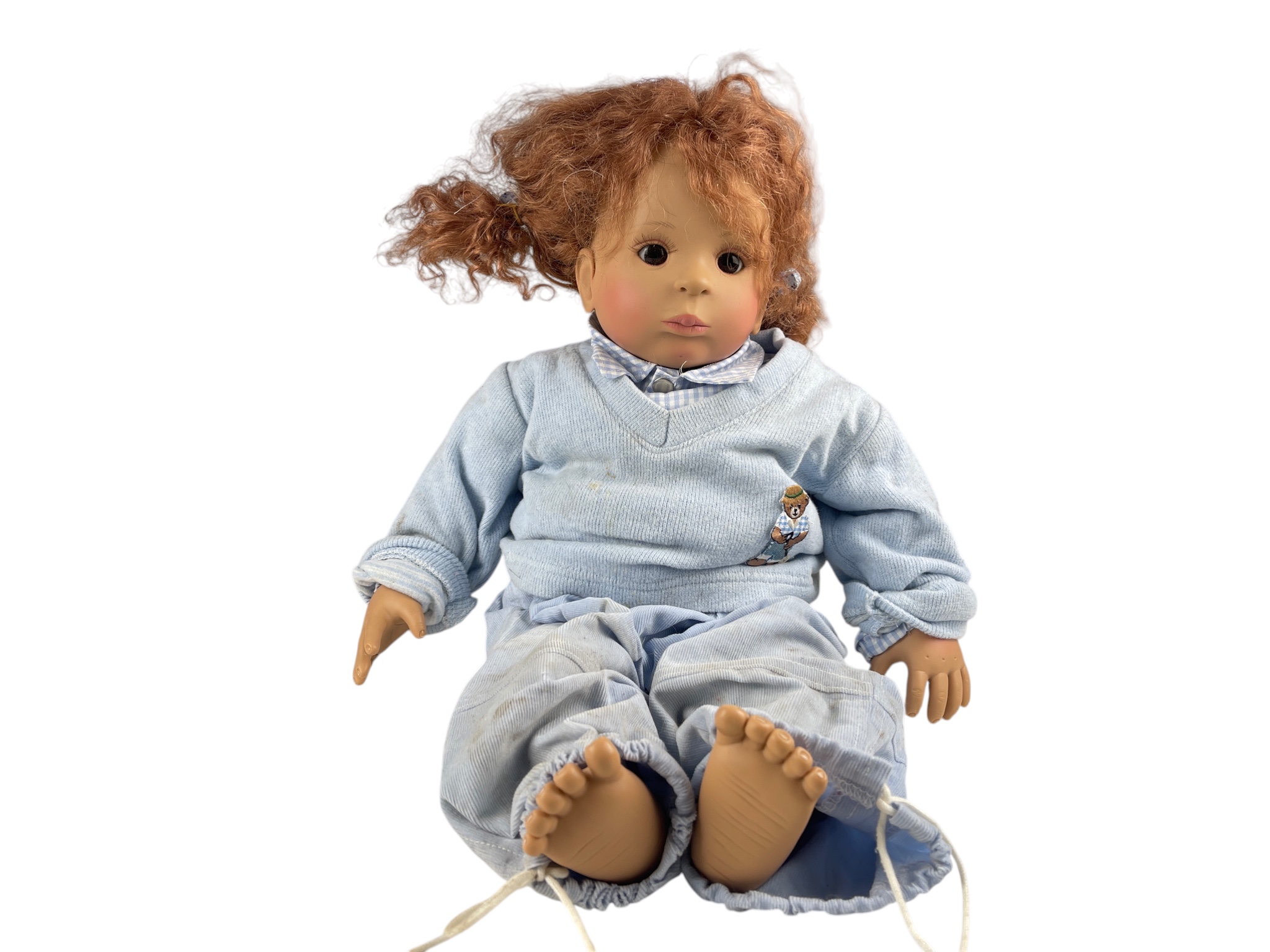 Schildkrötpuppe Vinyl Puppe 60 cm. Zustand siehe Fotos. 