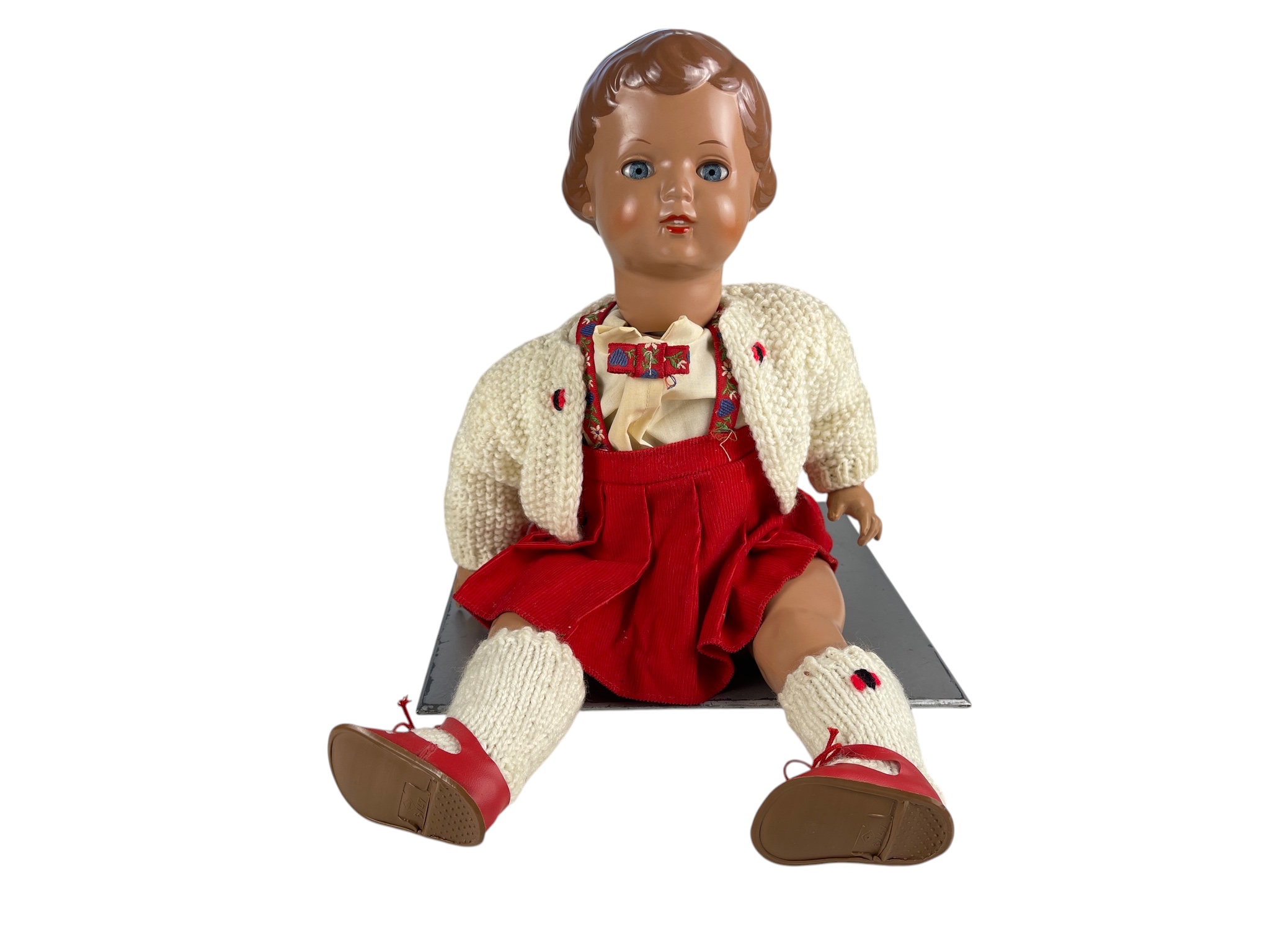  Schildkröt Puppe Schildkrötpuppe Puppe 46 cm. (Gummis locker)