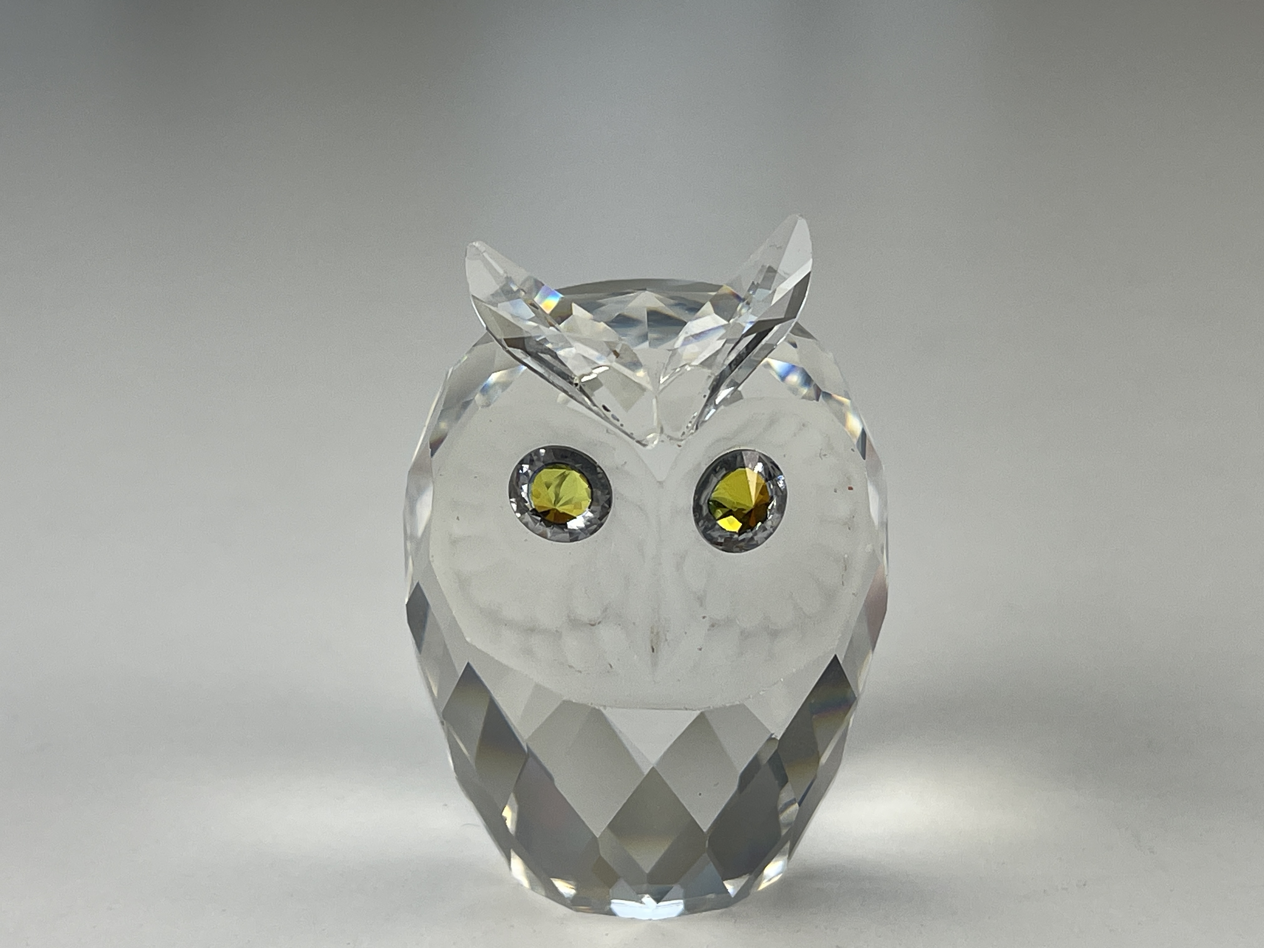 Swarovski Figur Kristall 046000 Eule 5,3 cm. Zustand  siehe Fotos