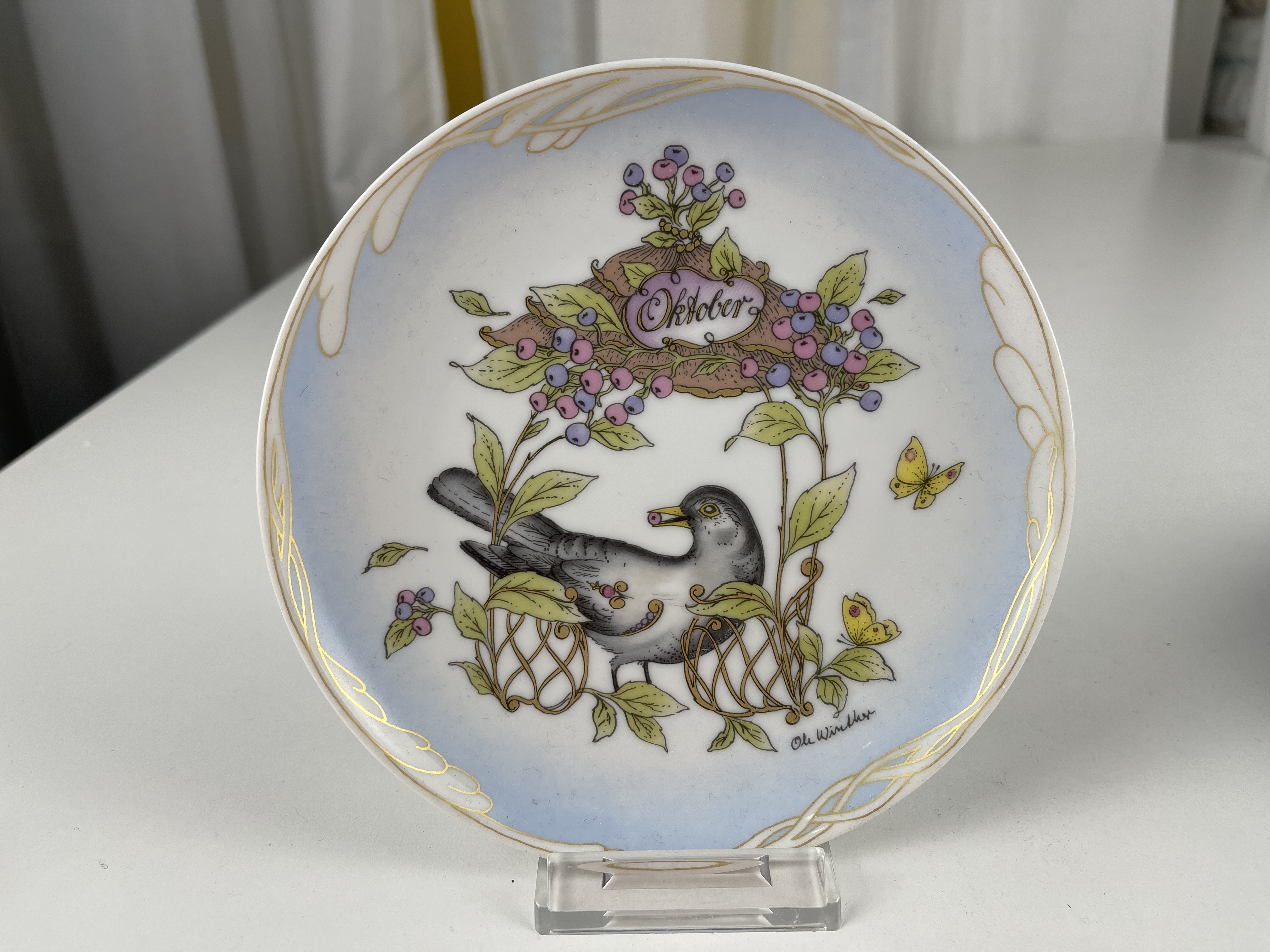 Hutschenreuther Porzellan Teller 16 cm Ø Top Zustand 