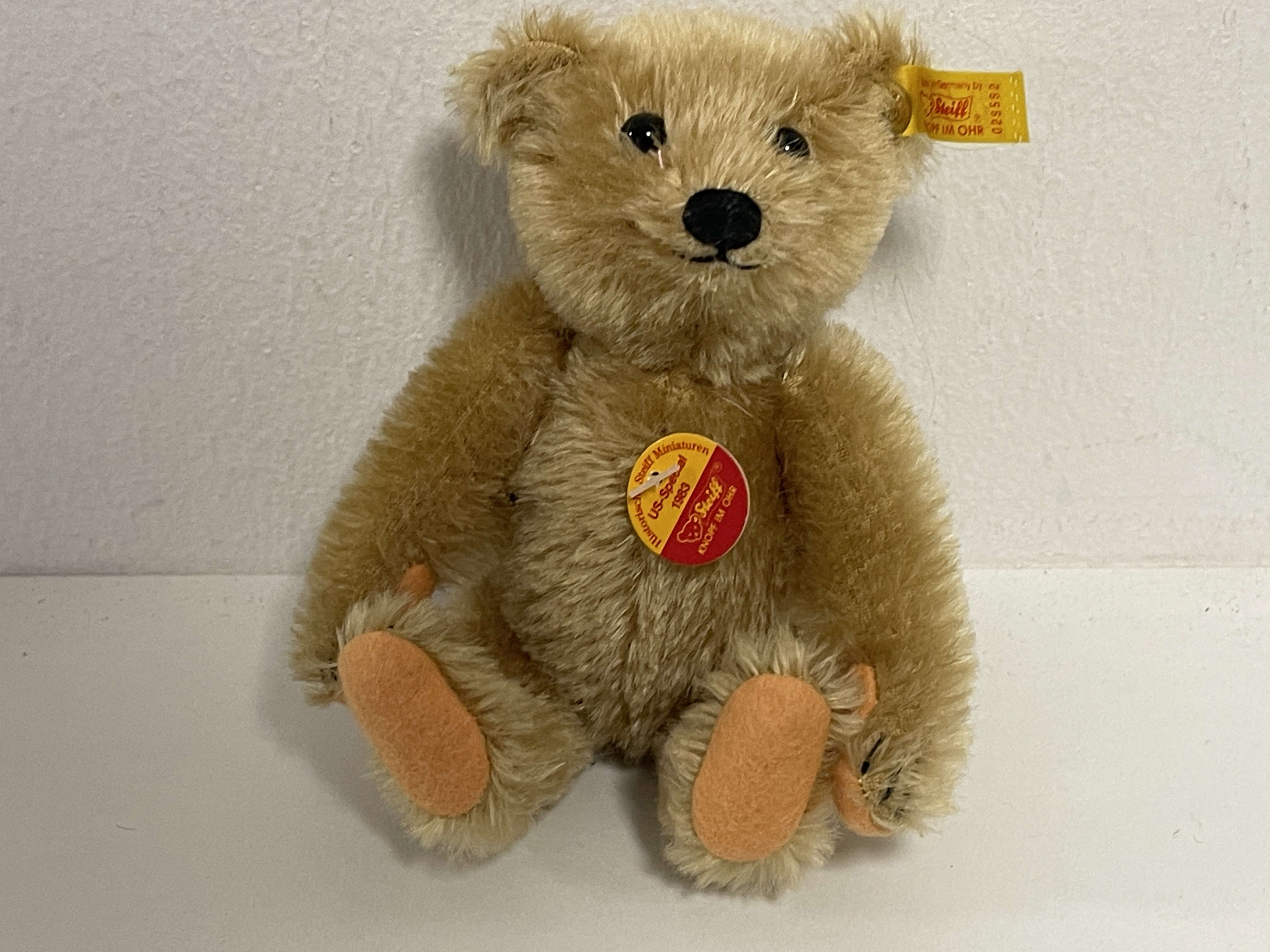 Steiff Tier 029592 USA Spezial Teddy 16 cm. Top Zustand    