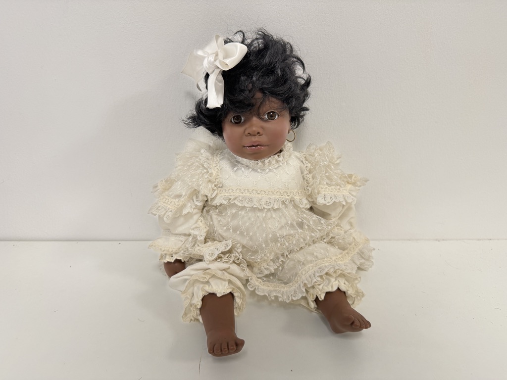Carin Lossnitzer Künstlerpuppe Vinyl Puppe 58 cm. Top Zustand  