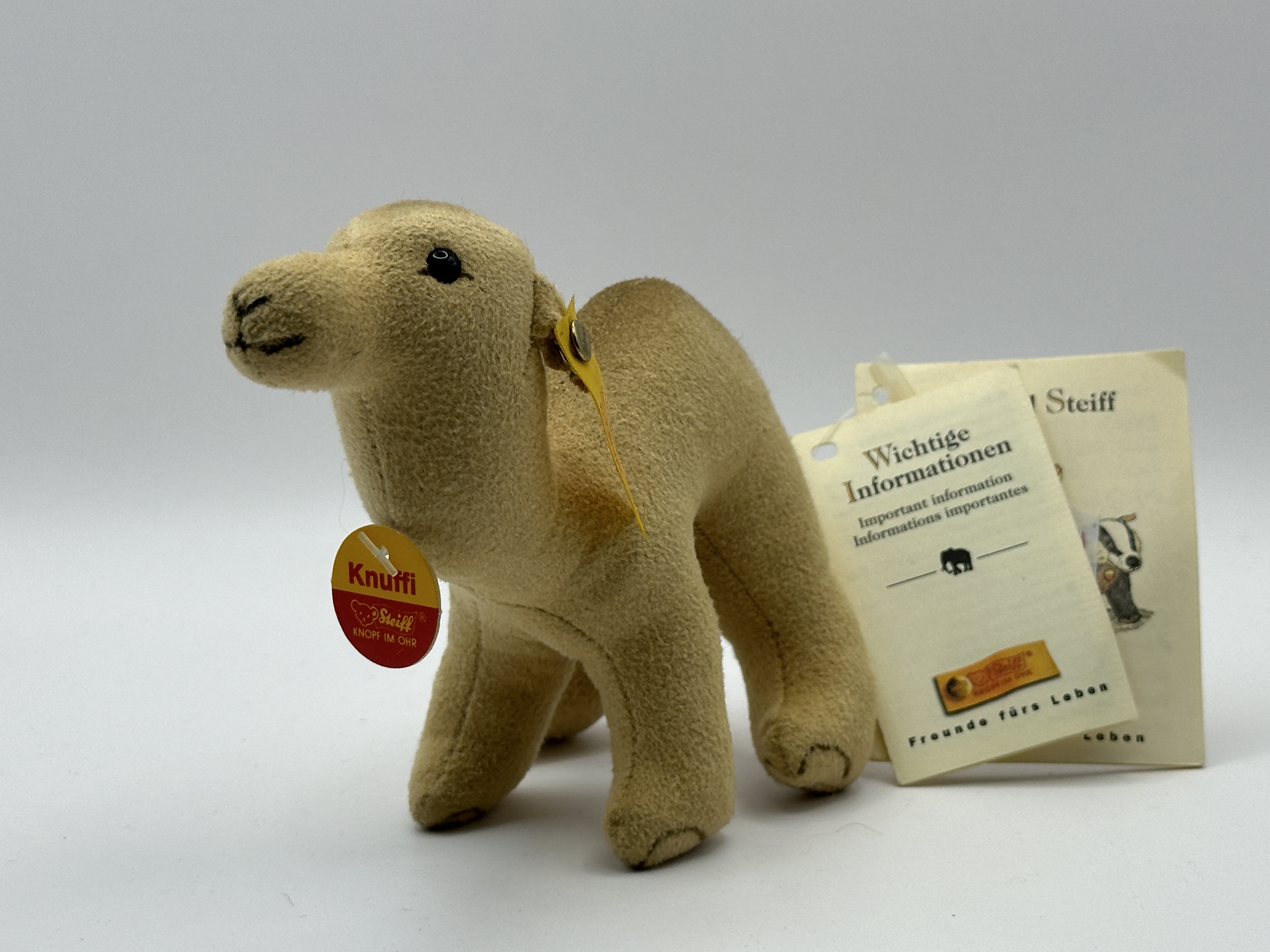 Steiff Tier 067761 Knuffi Dromedar 12cm - Top Zustand 