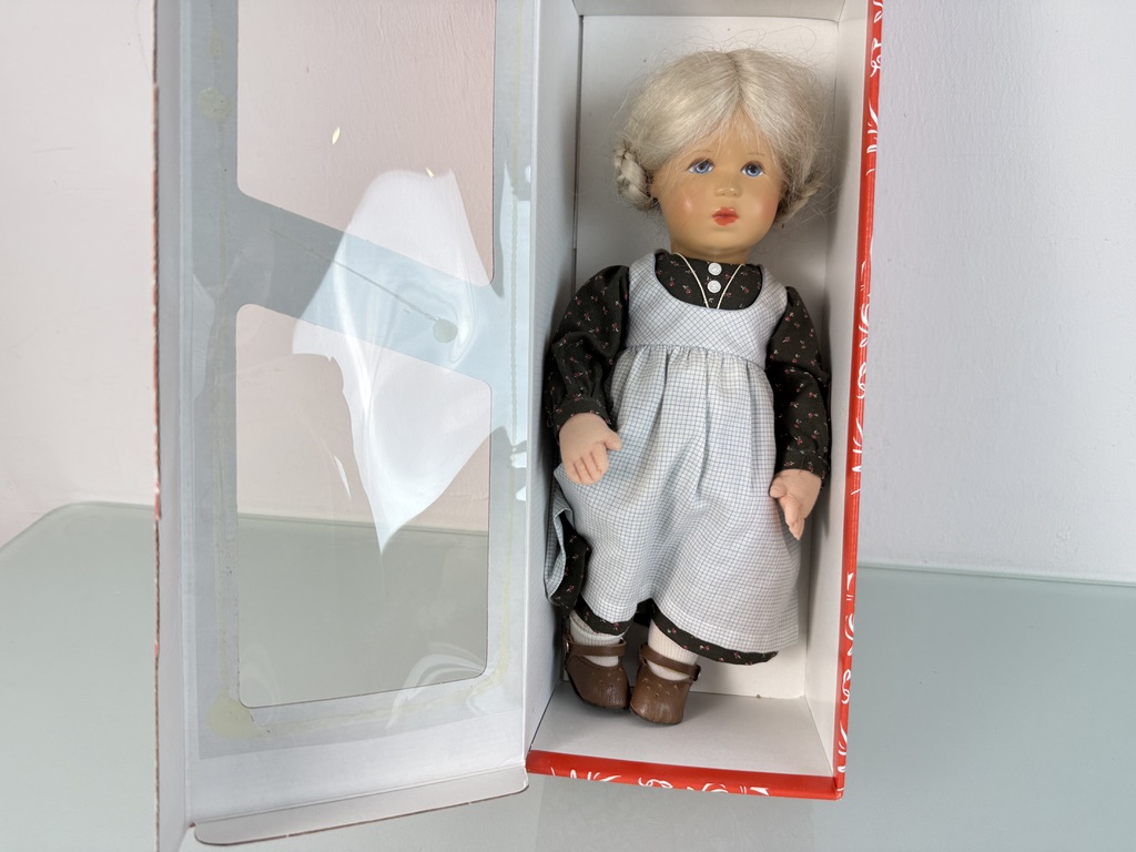 Käthe Kruse Sammlerpuppe Puppe 33 cm Top Zustand 