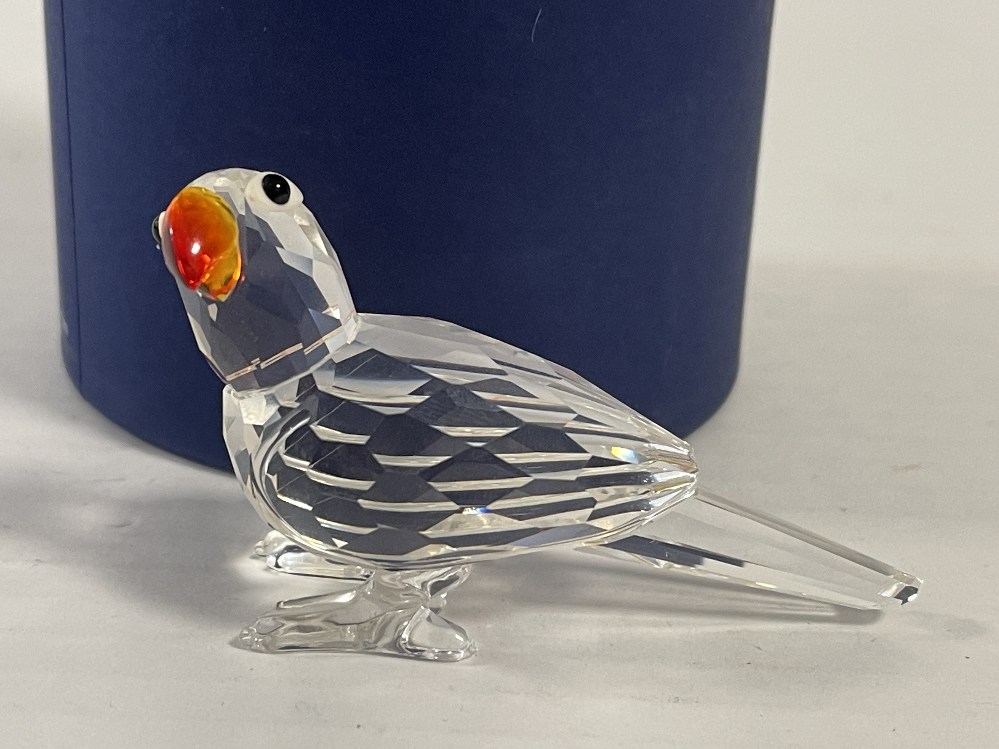 Swarovski Figur 294047 Kristall Papagei 7 cm. Ovp + Zertifikat. Top Zustand