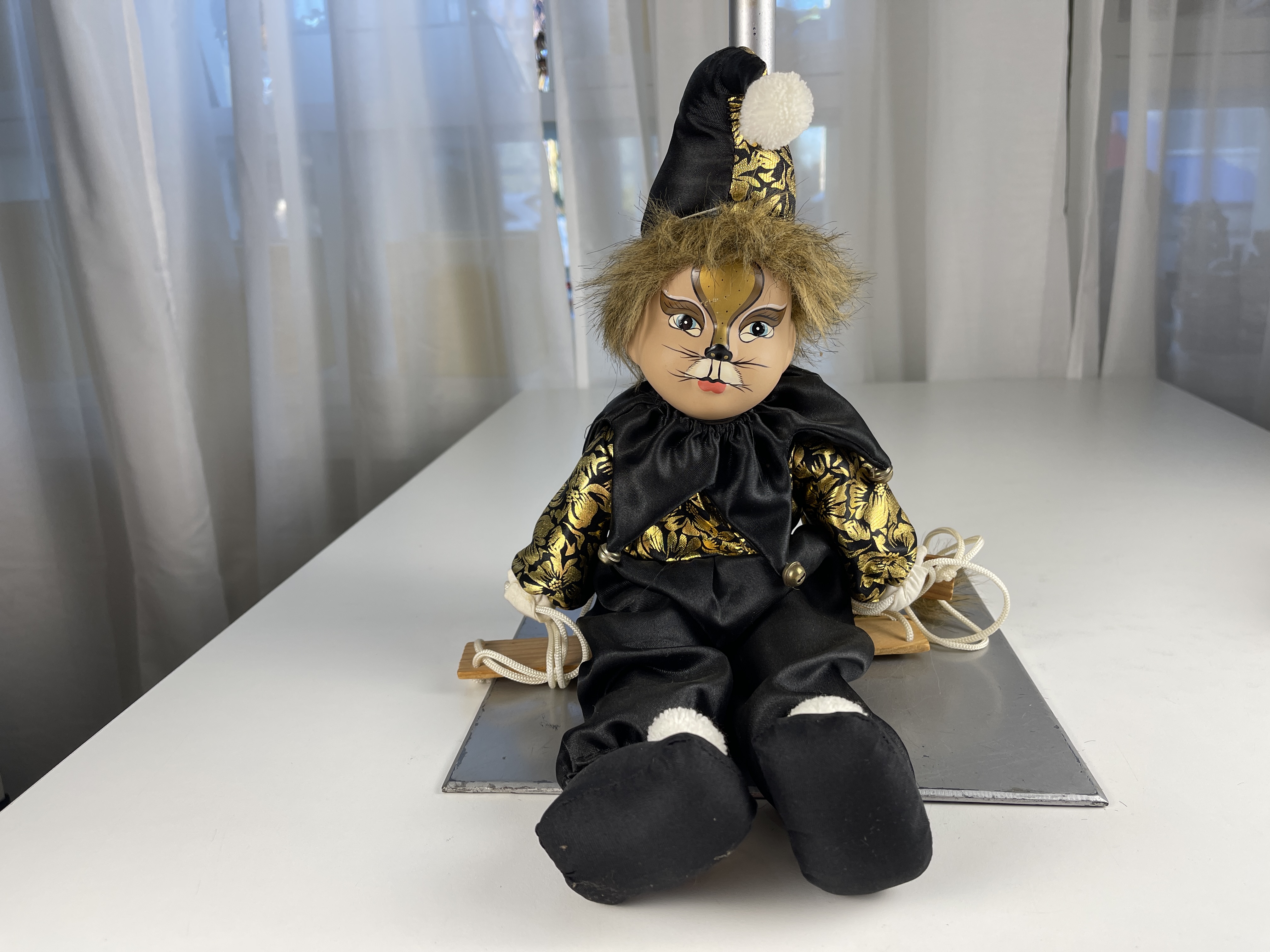 Sammler Puppe Porzellan Puppe 35 cm (40 mit Mütze). Top Zustand 