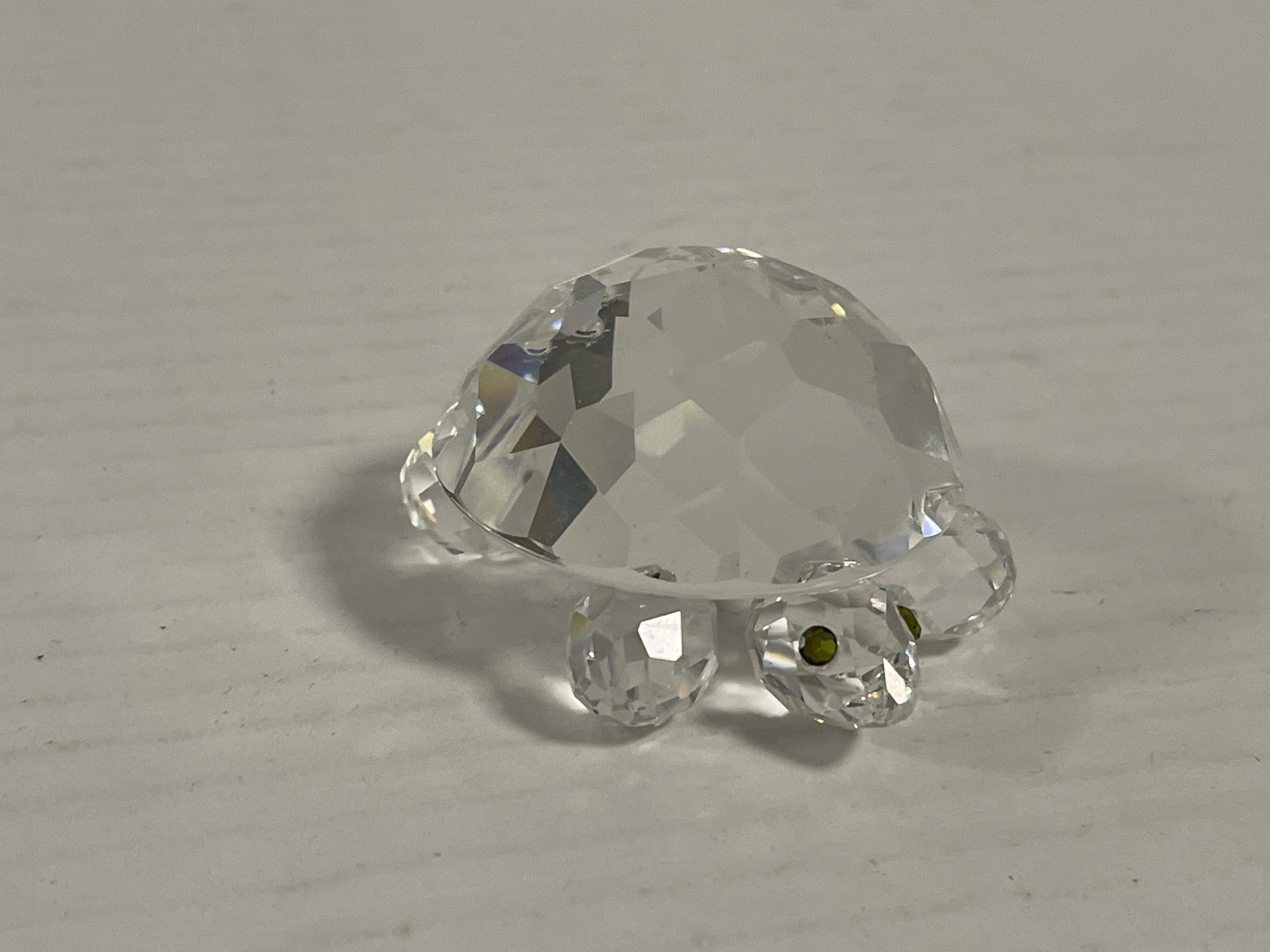 Swarovski Figur Kristall 010037 Große Schildkröte 6 cm. Top Zustand.  
