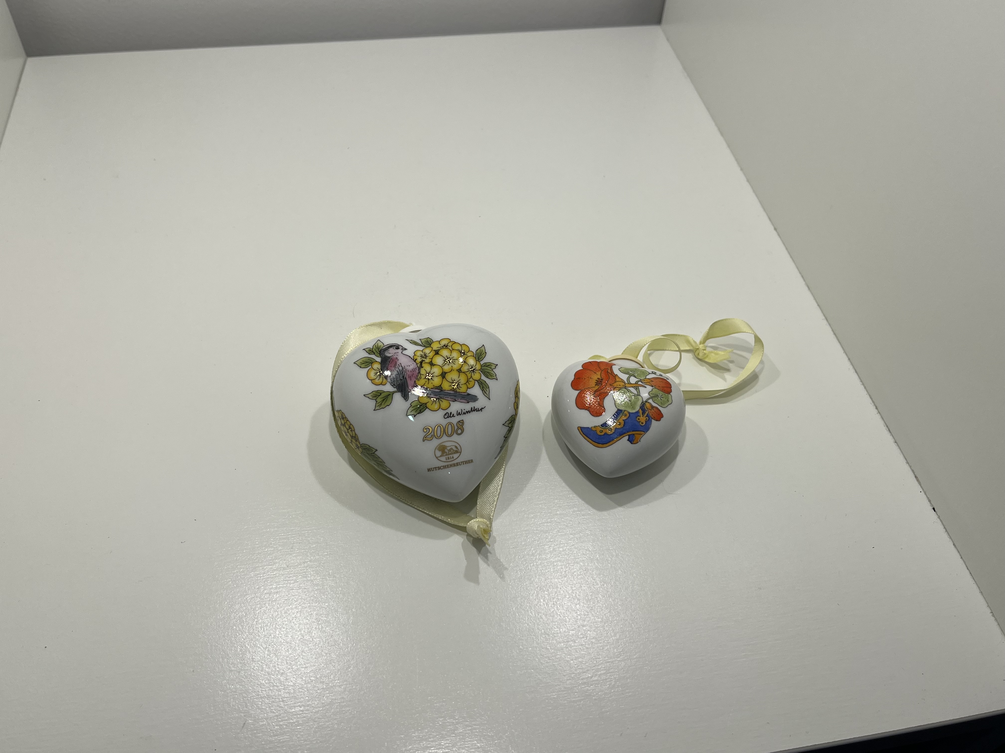 Hutschenreuther 2 Herzen Top Zustand.