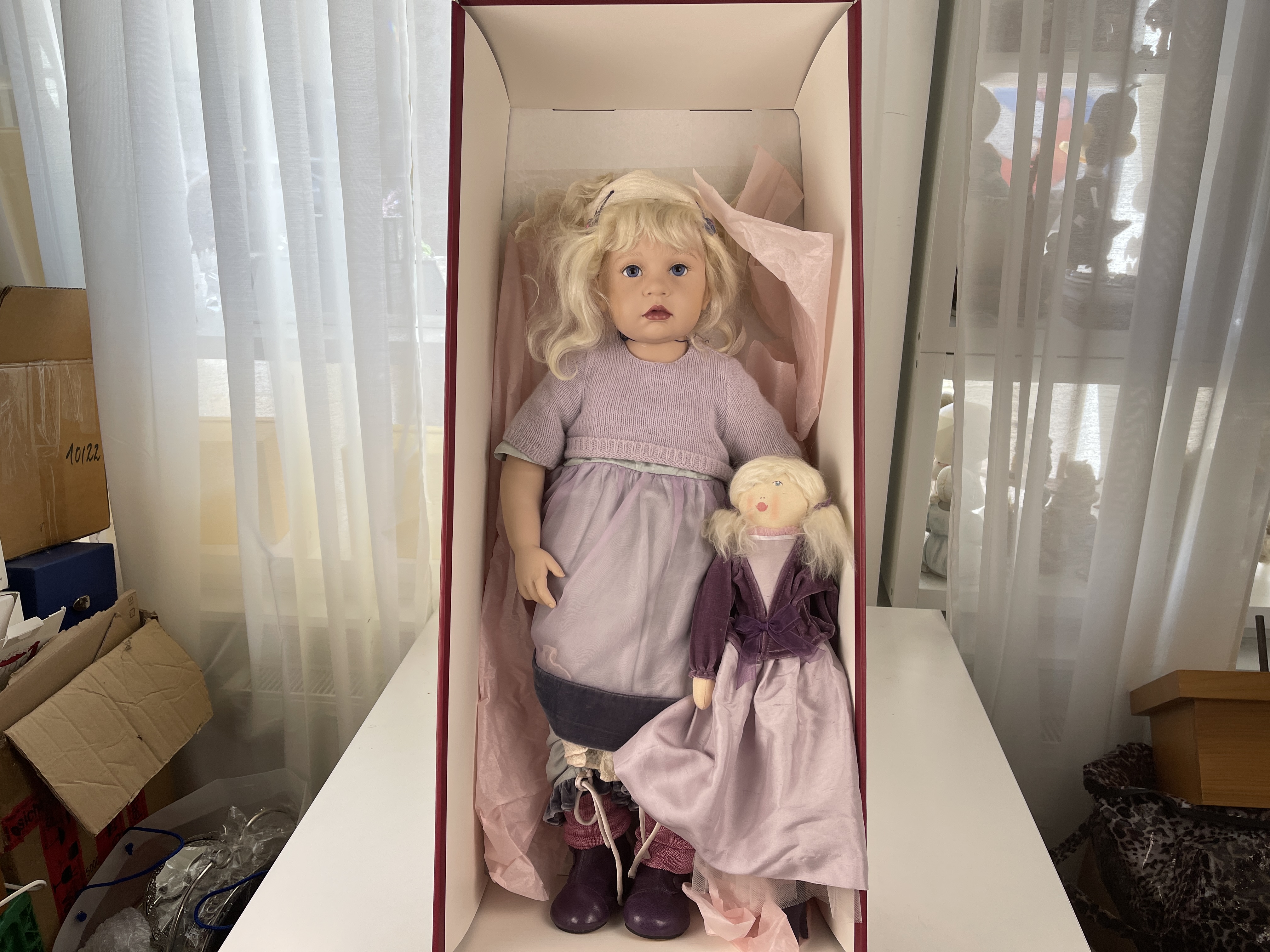 Götz Hildegard Günzel Vinyl Puppe 60 cm. Top Zustand 