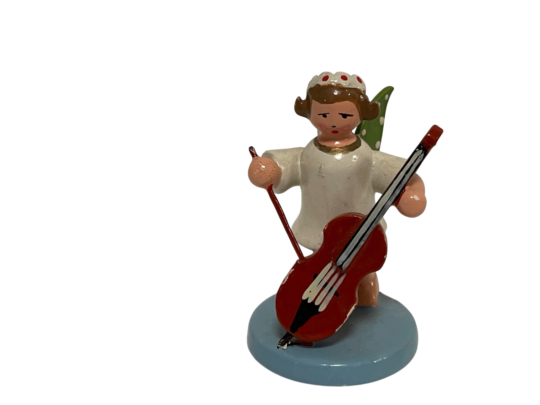 Erzgebirge Figur Engel 5 cm. Zustand siehe Fotos