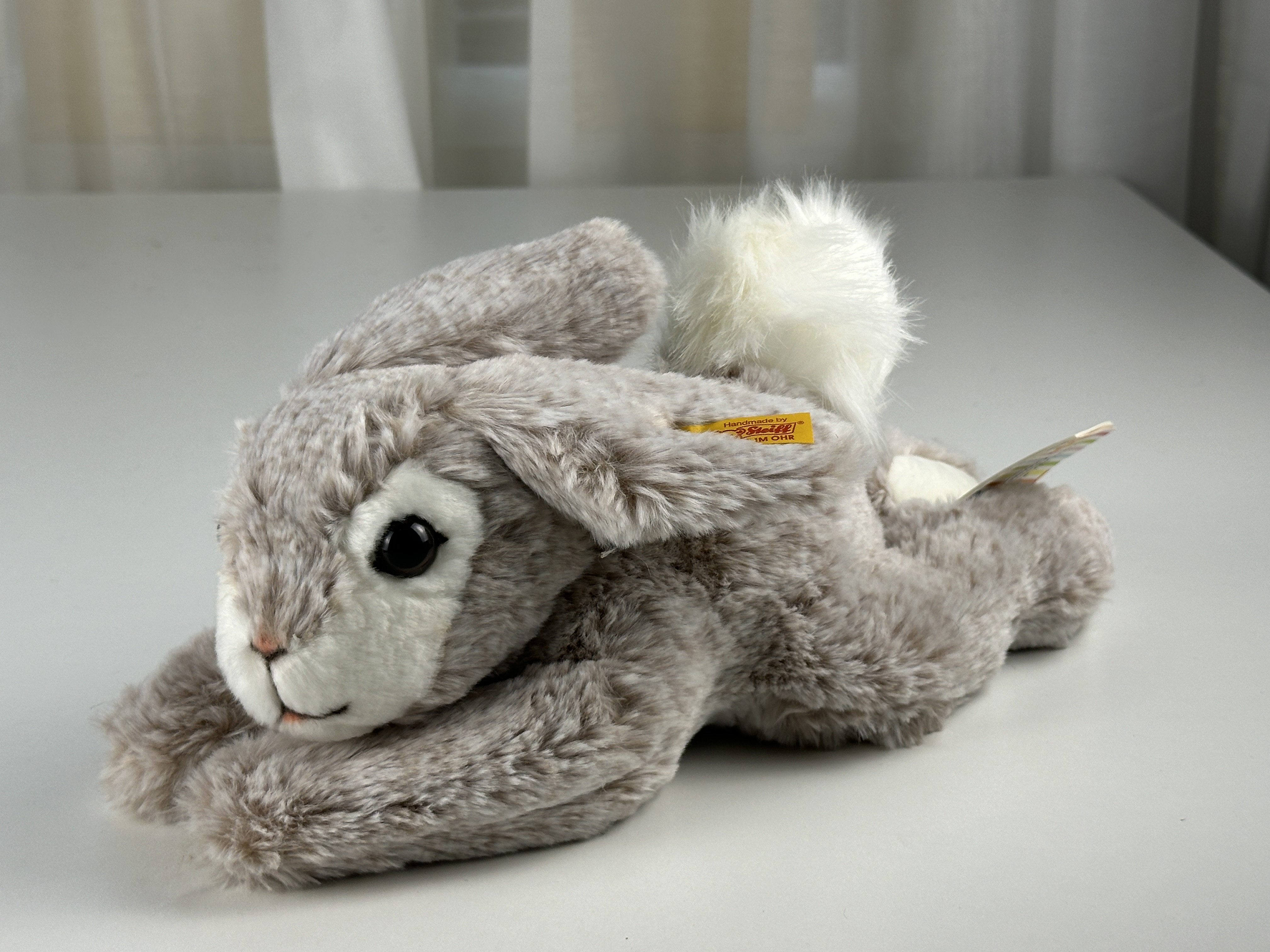 Steiff Tier 080869 Puschel Hase 24 cm. Unbenutzt