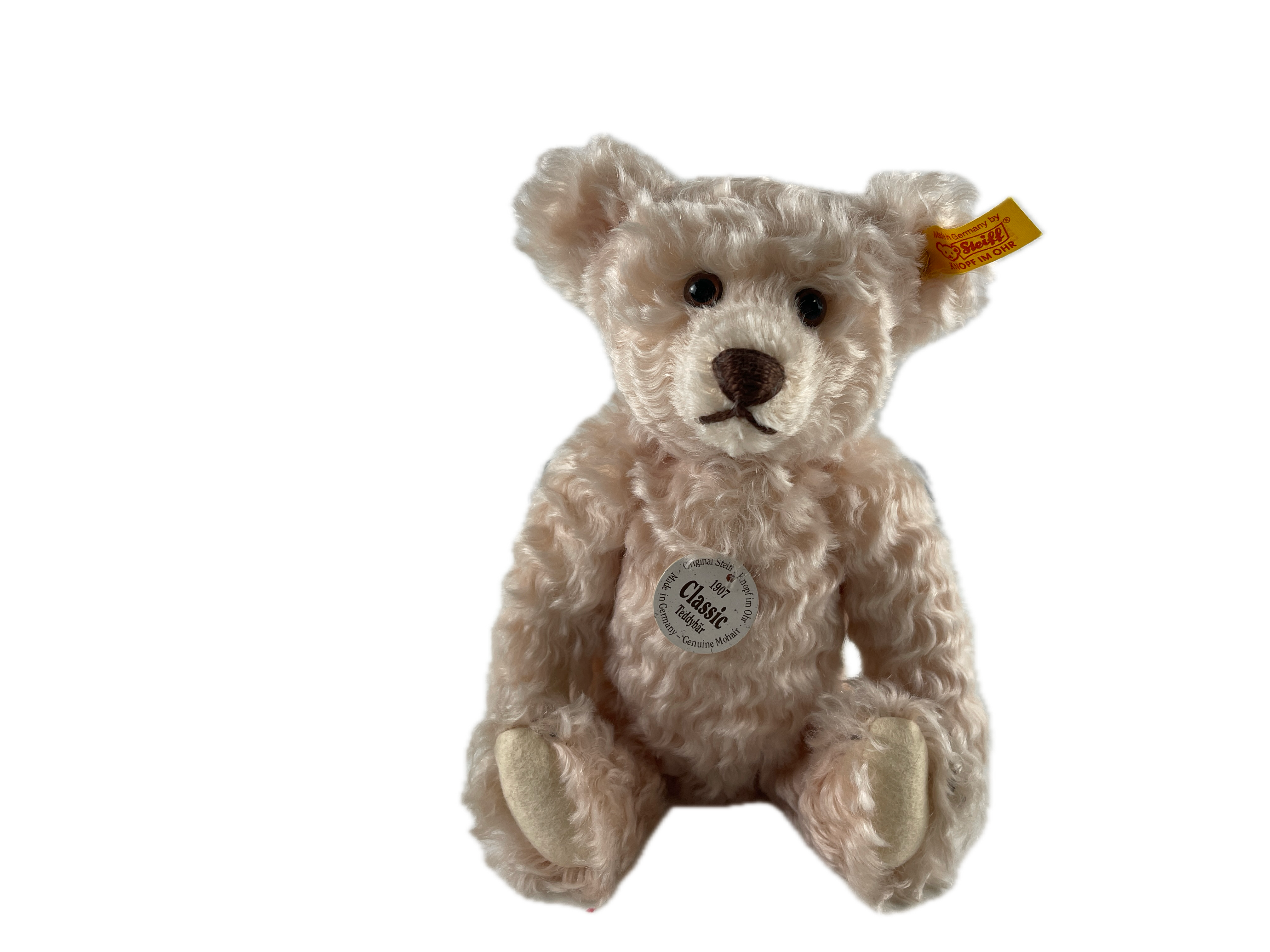 Steiff Tier 000263 Classic 1907 Rose Bär 26 cm. Top Zustand   
