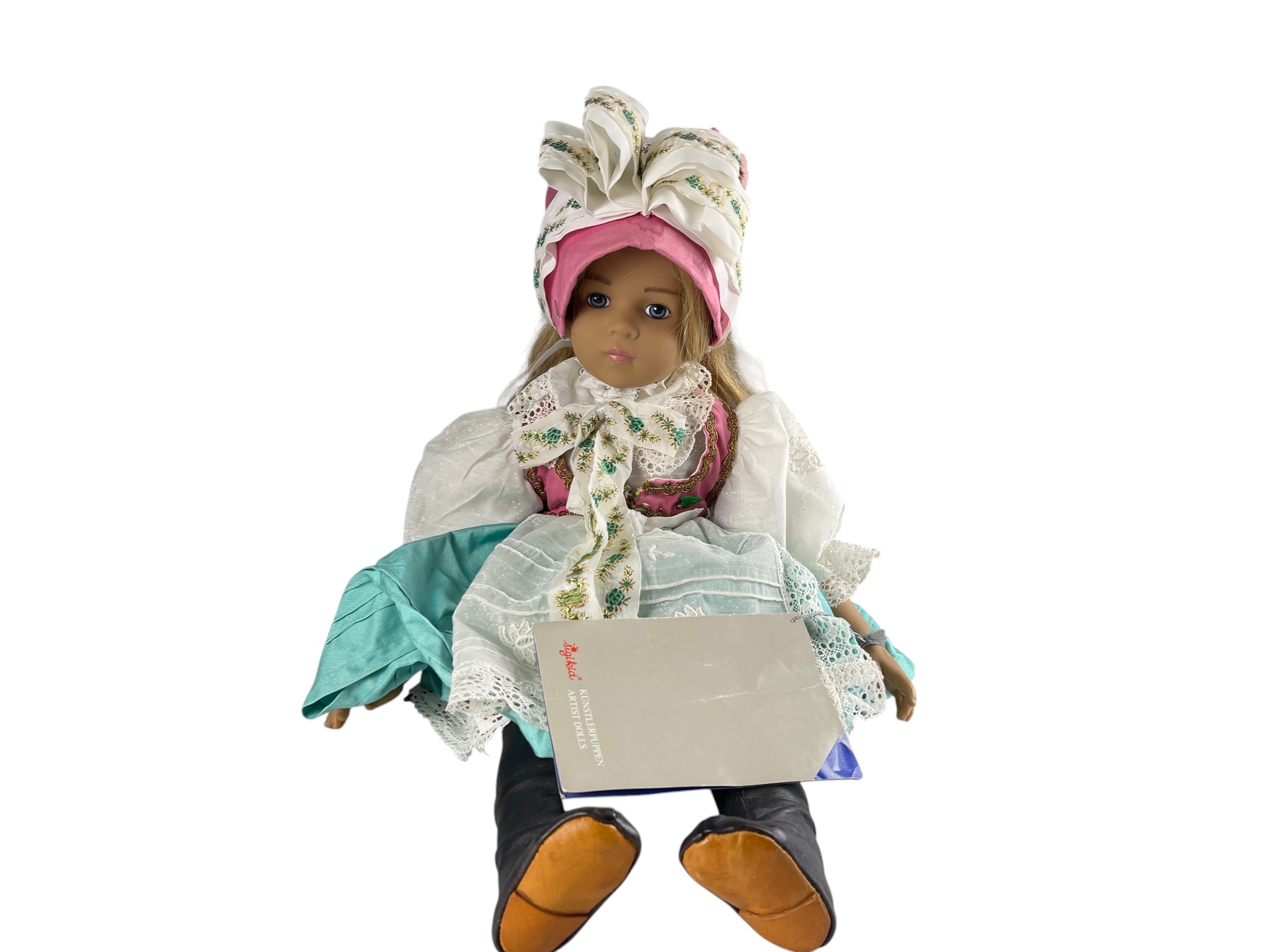 Künstlerpuppe Sigikid Vinyl Puppe 53 cm. Top Zustand  