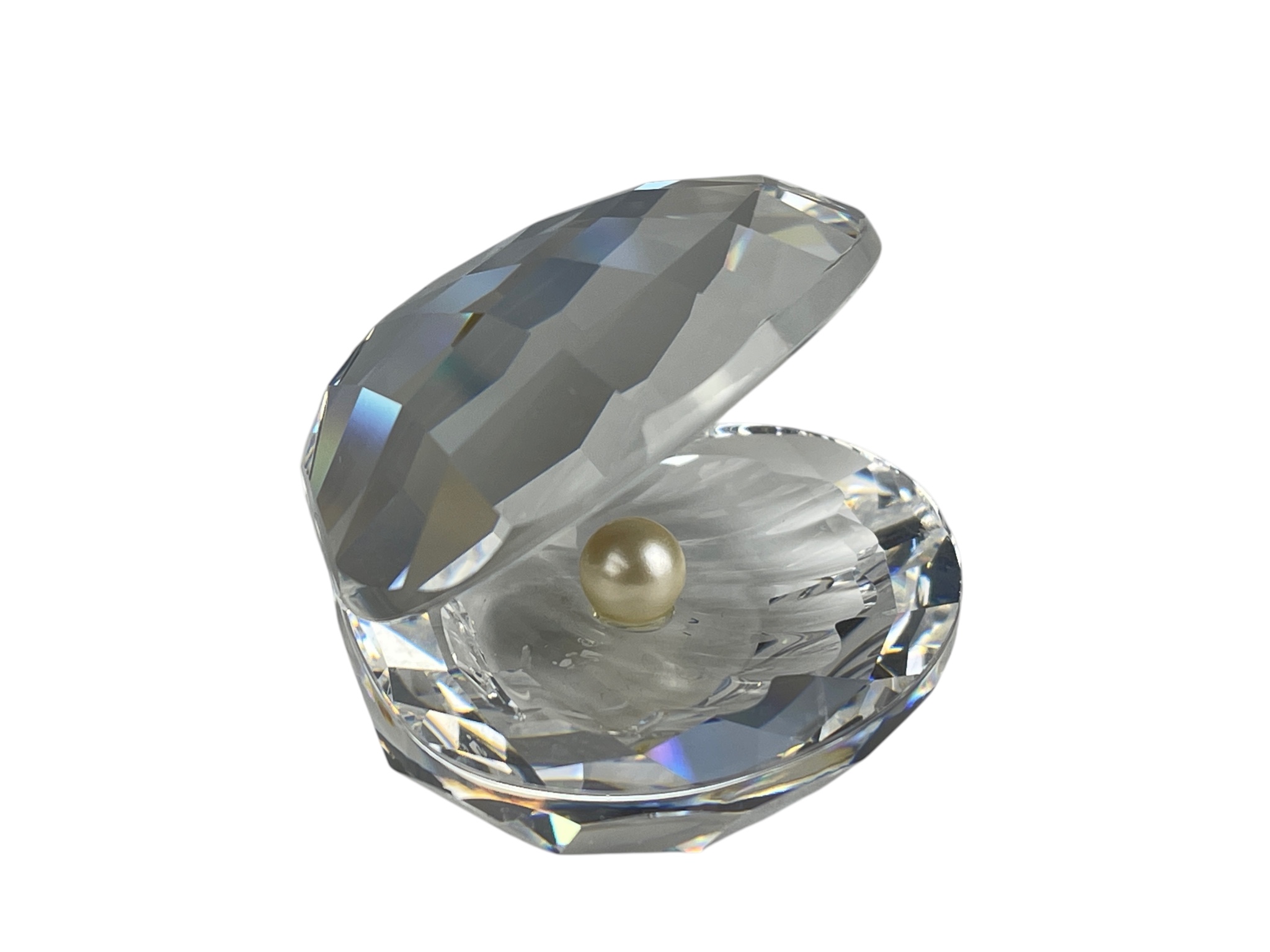 Swarovski Figur Kristall 014389 Große Muschel mit Perle 6,5 cm. Top Zustand   