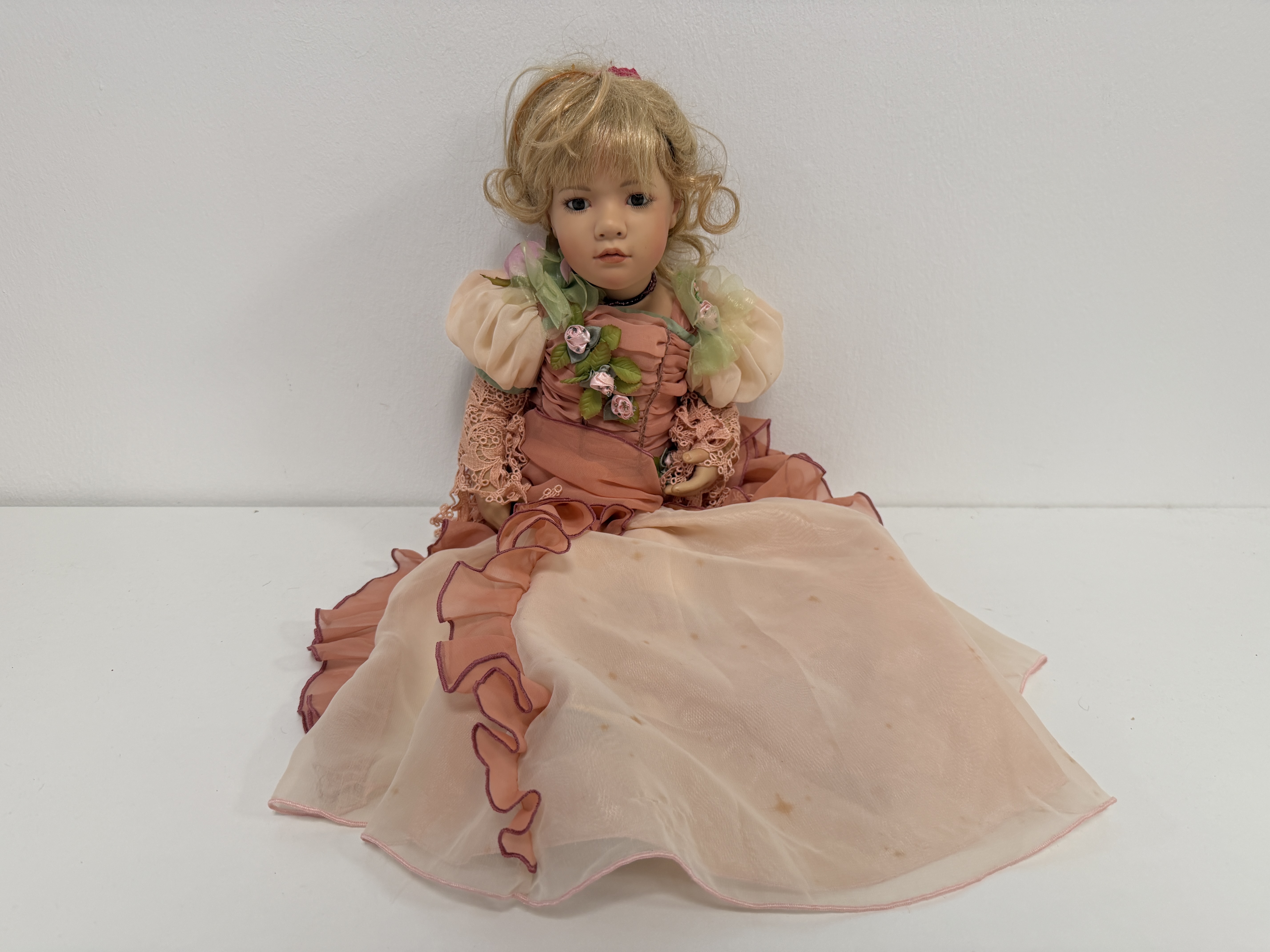 Rosemarie Anna Müller Künstlerpuppe Vinyl Puppe 60 cm. Top Zustand