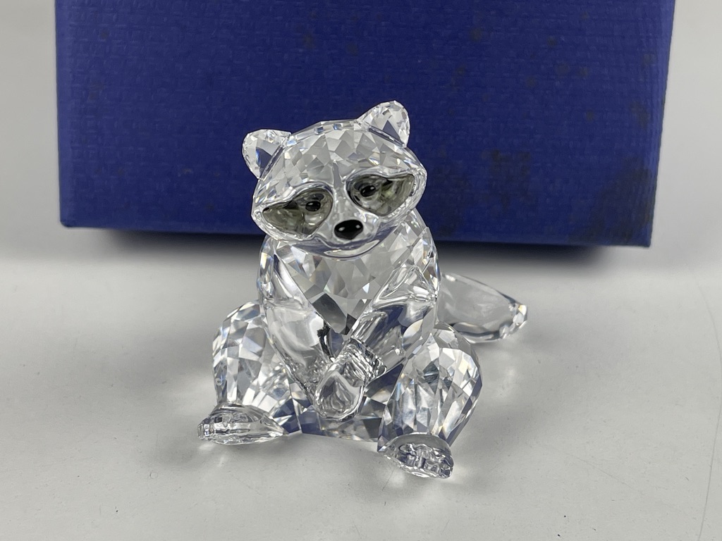 Swarovski Figur 5301563 Waschbär 5,6 cm. + Kiste Top Zustand  