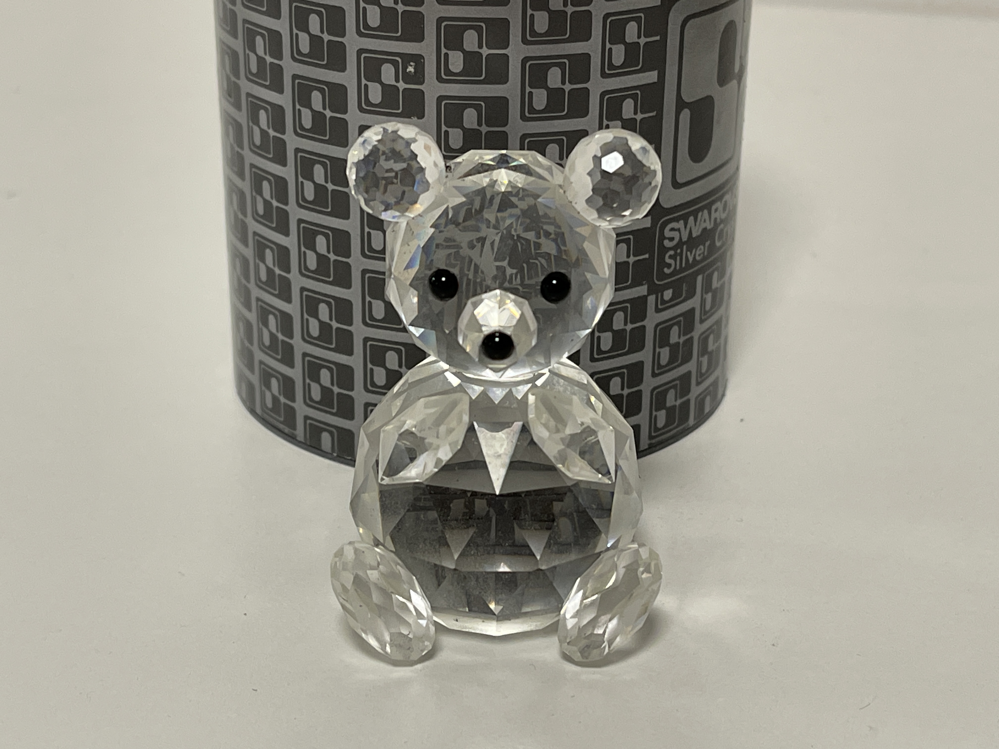 Swarovski Figur 010009 Großer Teddy Bär 7 cm mit Ovp & Zertifikat. Top Zustand   