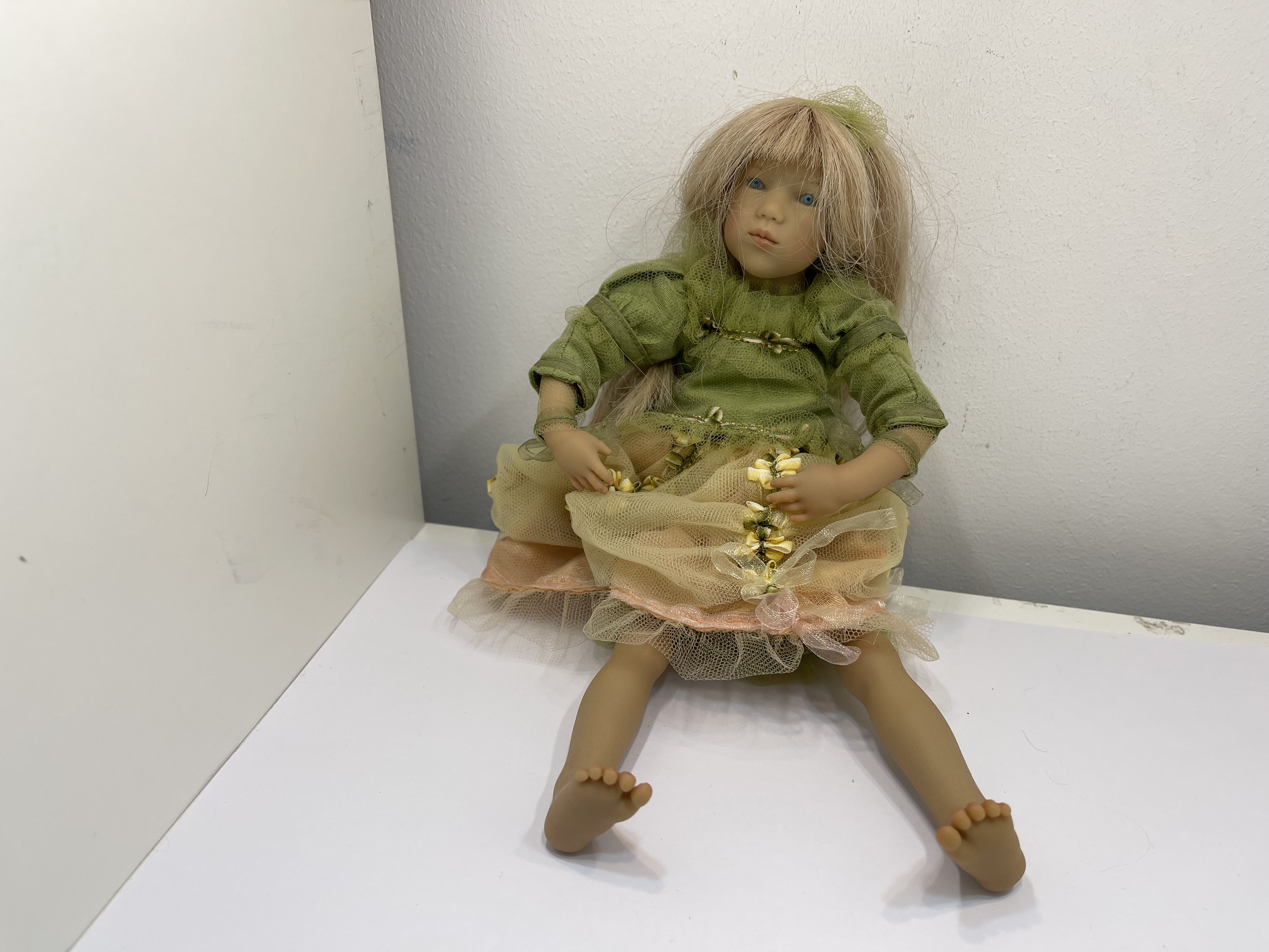 Annette Himstedt Puppe Club Mini Himmelsschlüsselchen 27 cm. Top Zustand