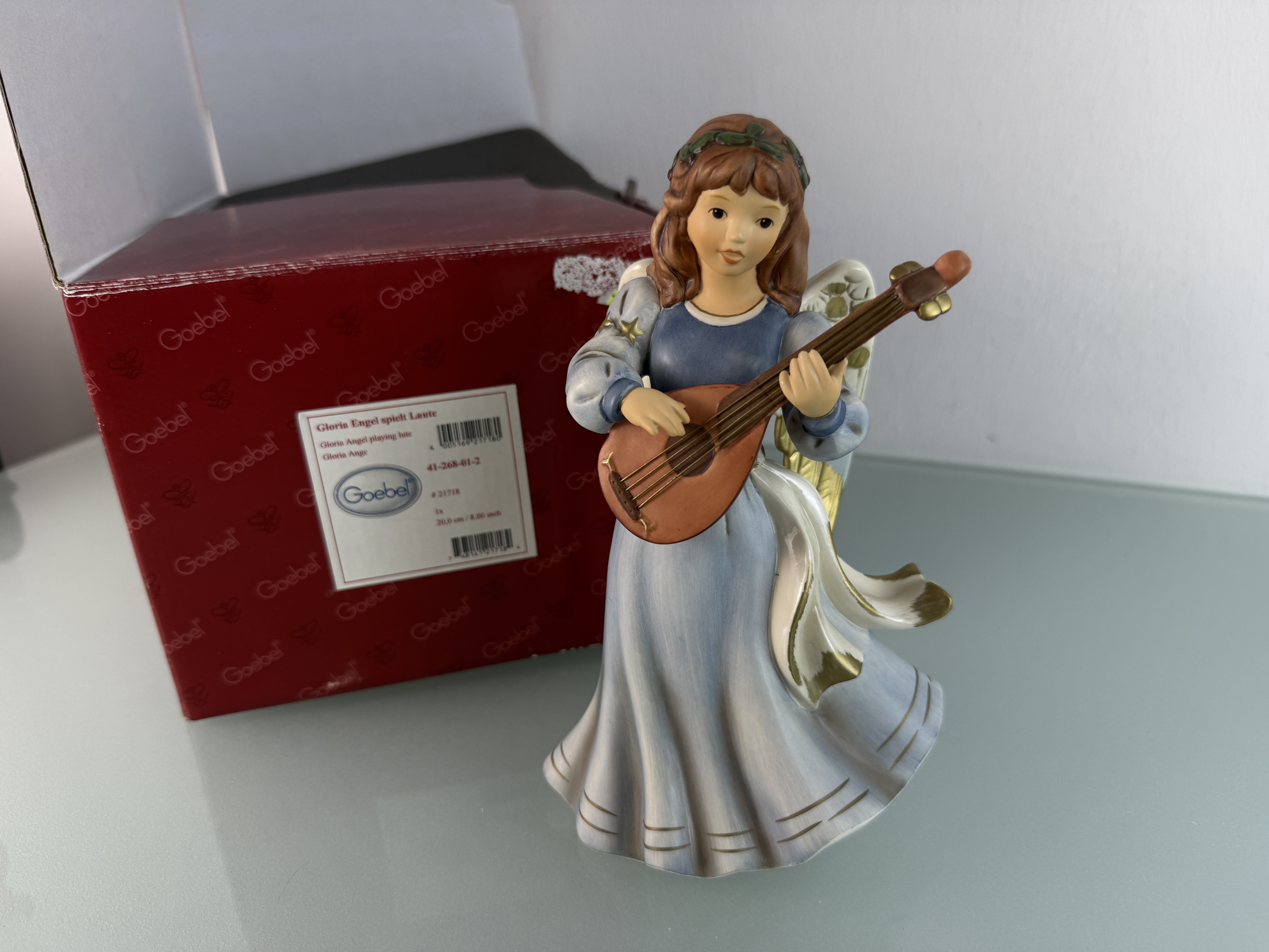 Goebel Figur Engel Gloria mit Laute 20 cm 1 Wahl Top Zustand    