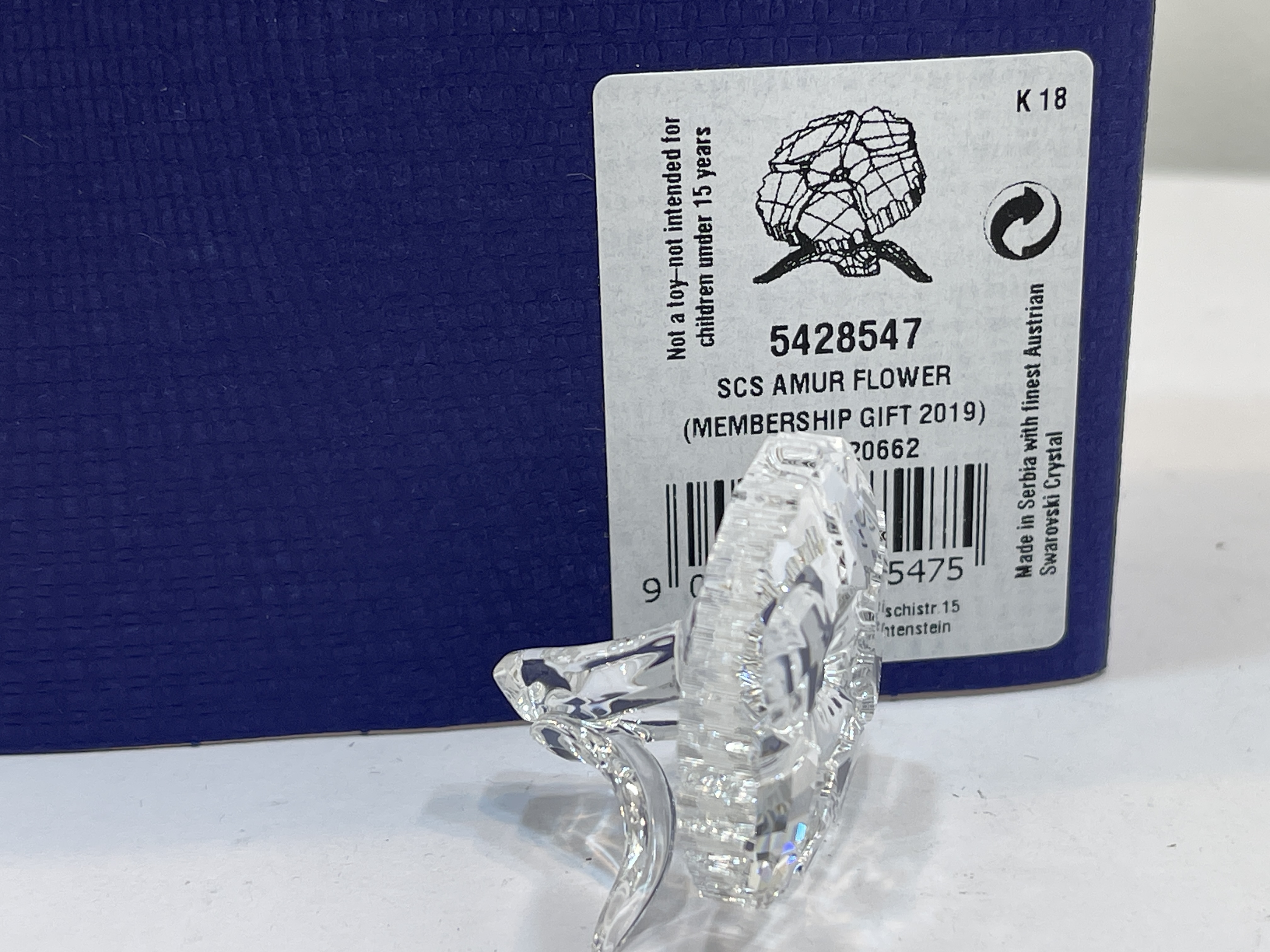 Swarovski Figur5428547 Mitgliedsgeschenk ScS Amur Blume 3 cm Ovp. Top Zustand  