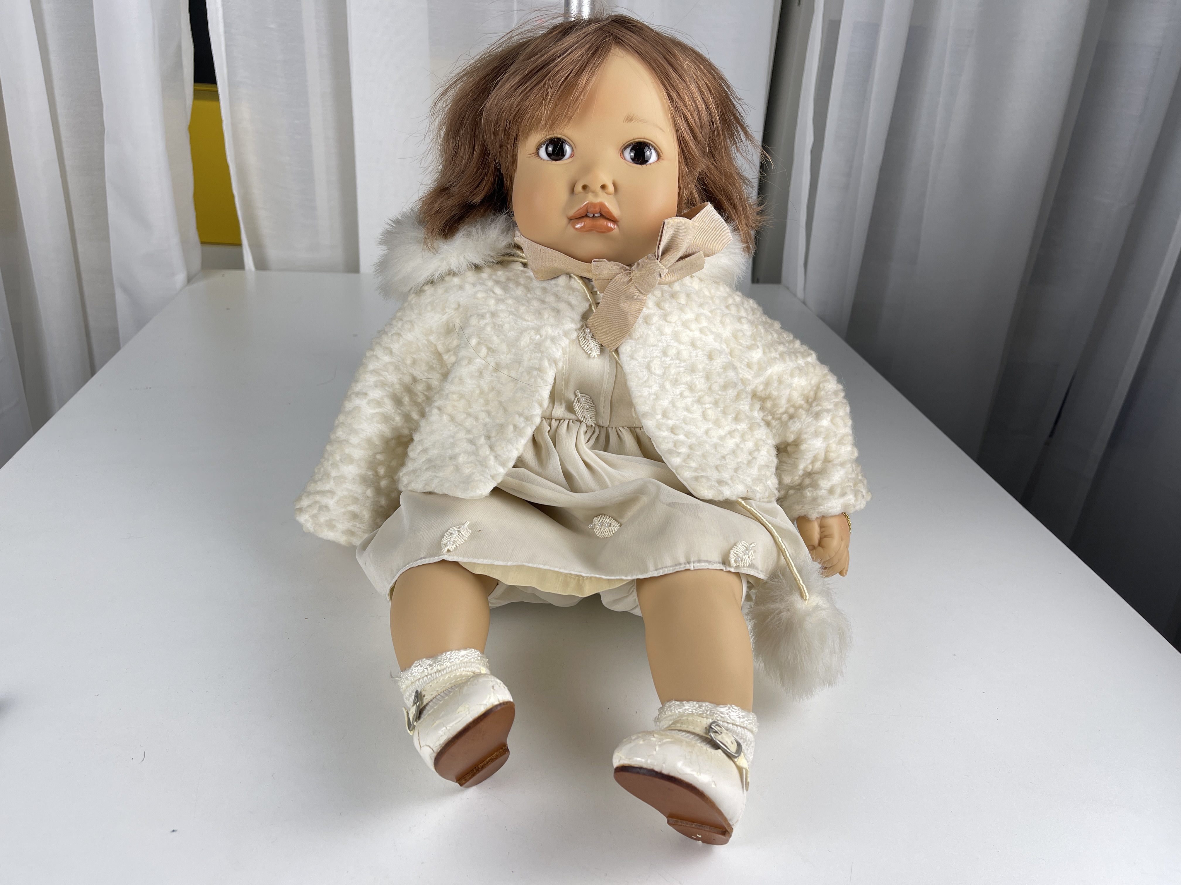 Götz Carin Lossnitzer Künstlerpuppe Vinyl Puppe 53 cm. Top Zustand 