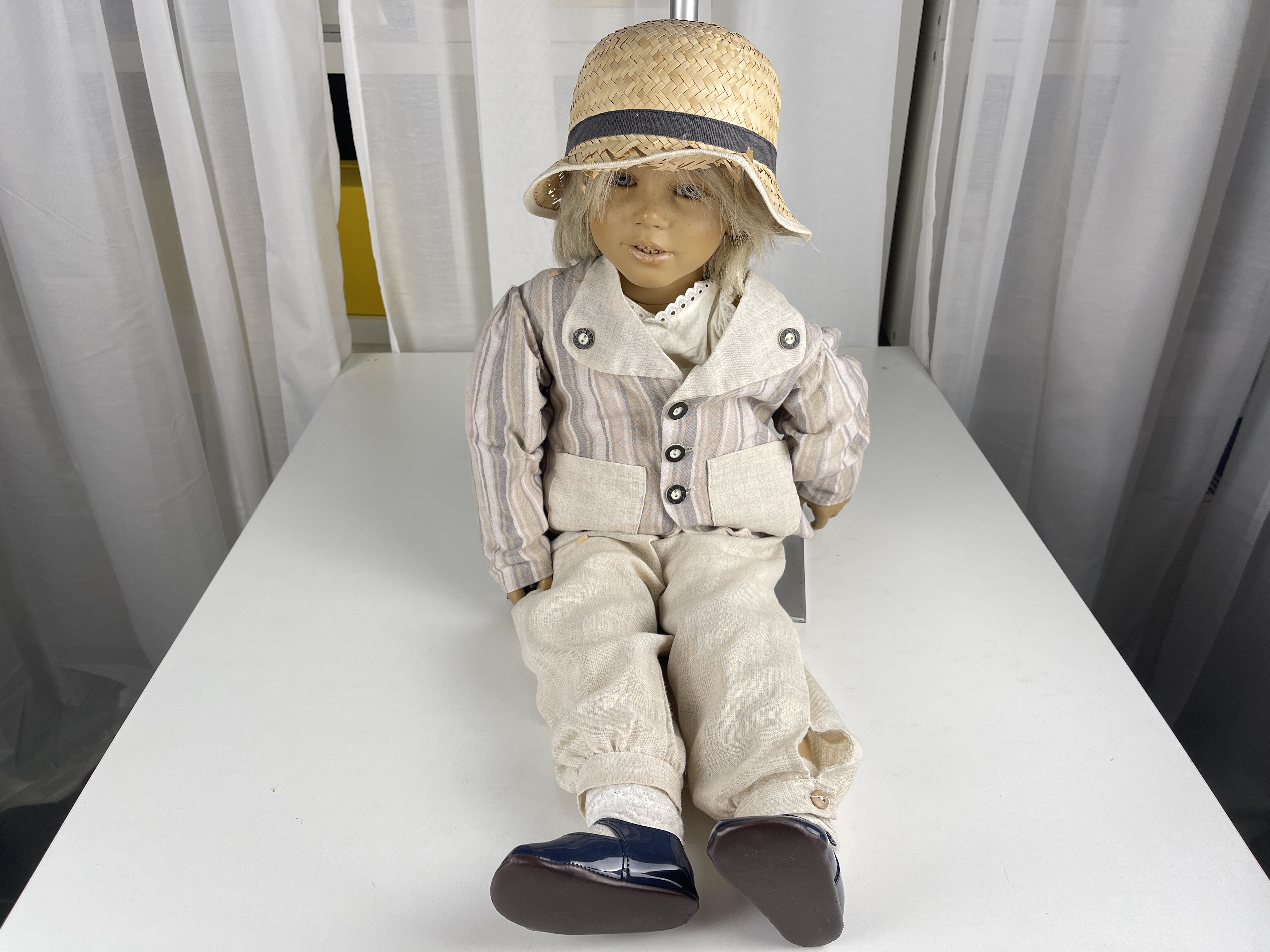 Annette Himstedt Vinyl Puppe Kasimir 75 cm. Guter Zustand  