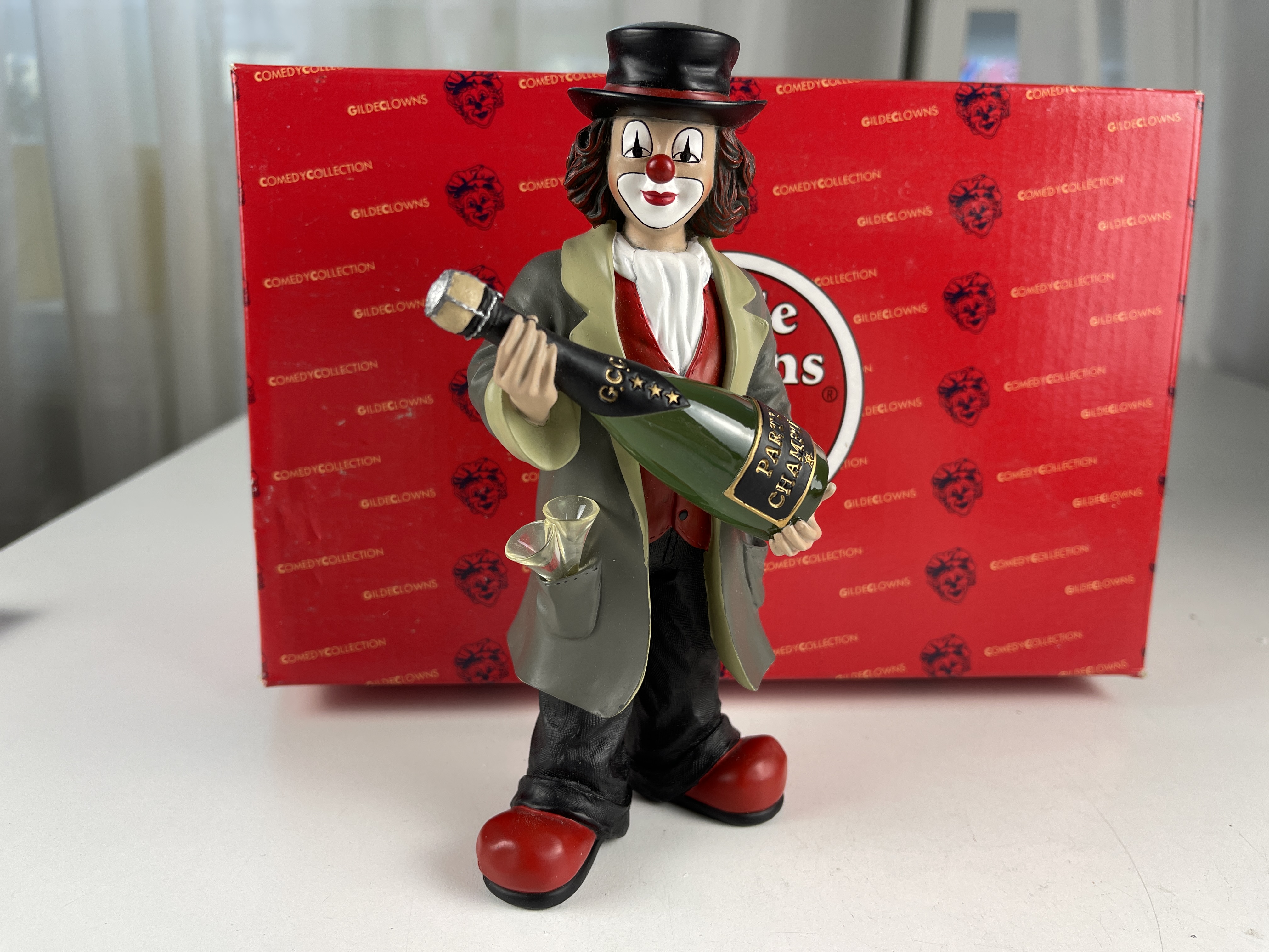 Original Gilde Clown Sammlerfigur Figur 18 cm. Top Zustand   