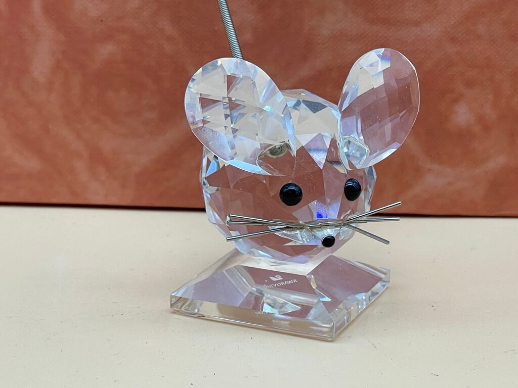  Swarovski Figur Große Maus 6 cm. Top Zustand