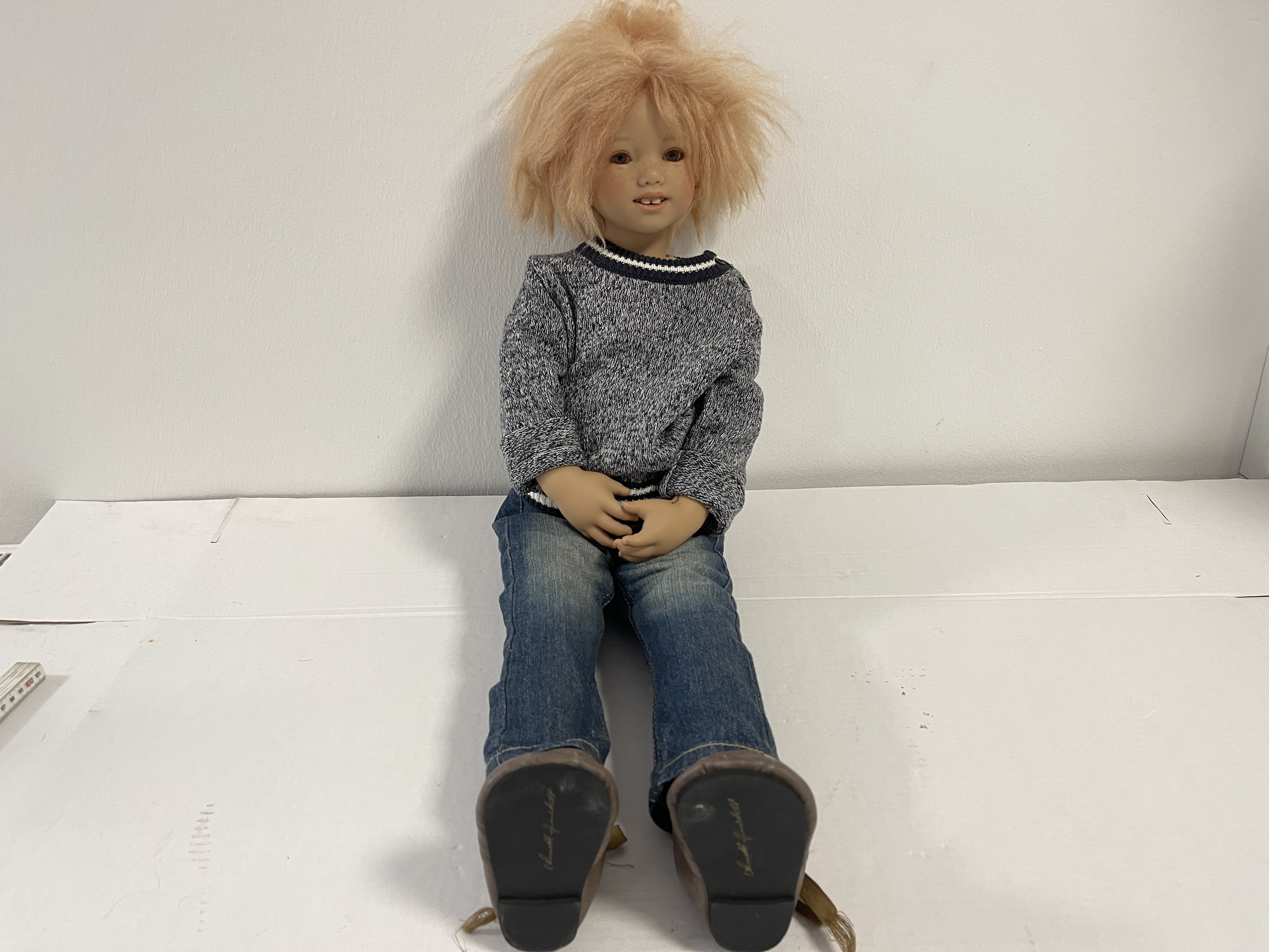 Annette Himstedt Puppe 73 cm. Top Zustand.    