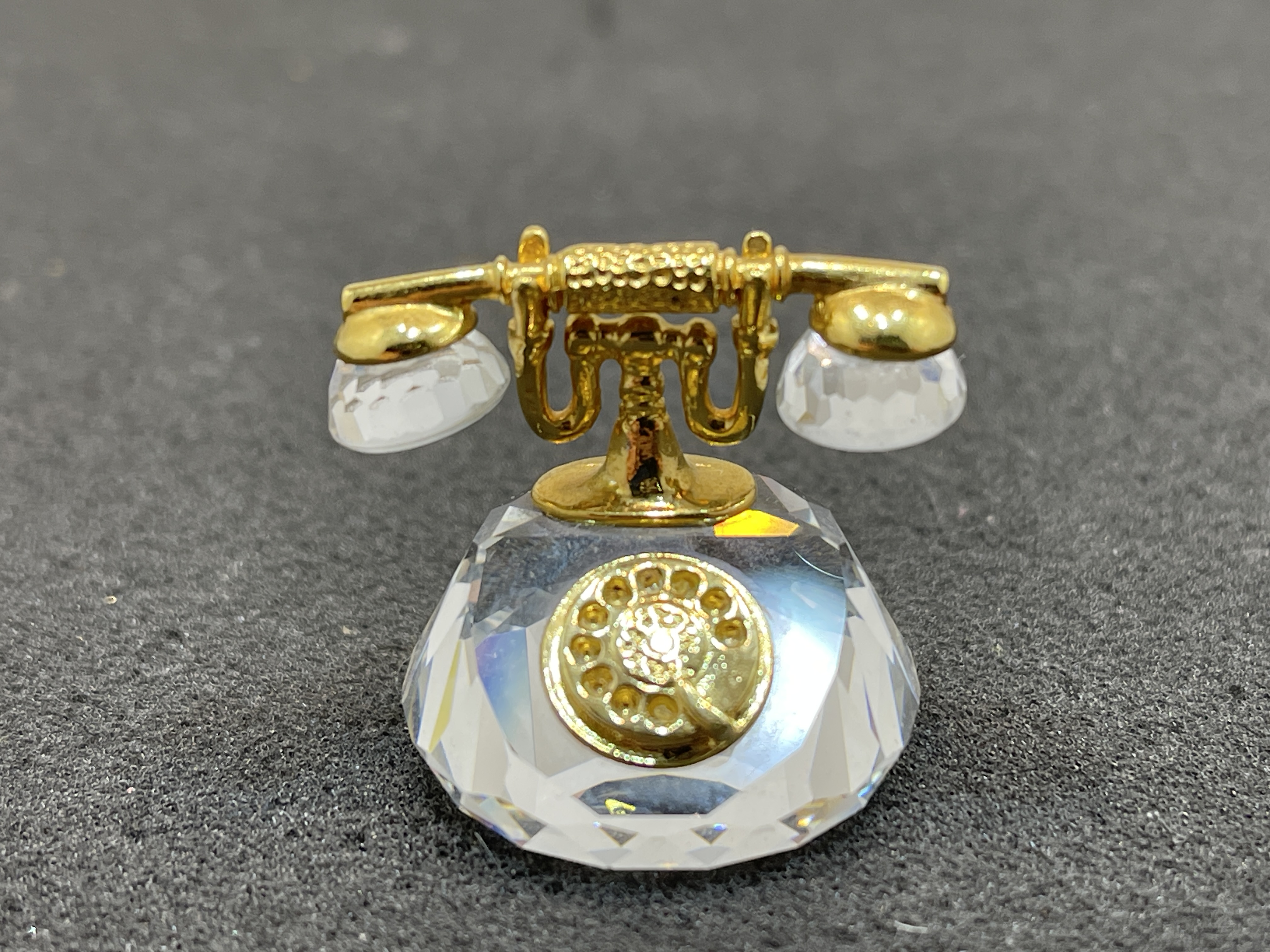 Swarovski Figur Kristall 180408 Memories Telefon 3 cm. Top Zustand