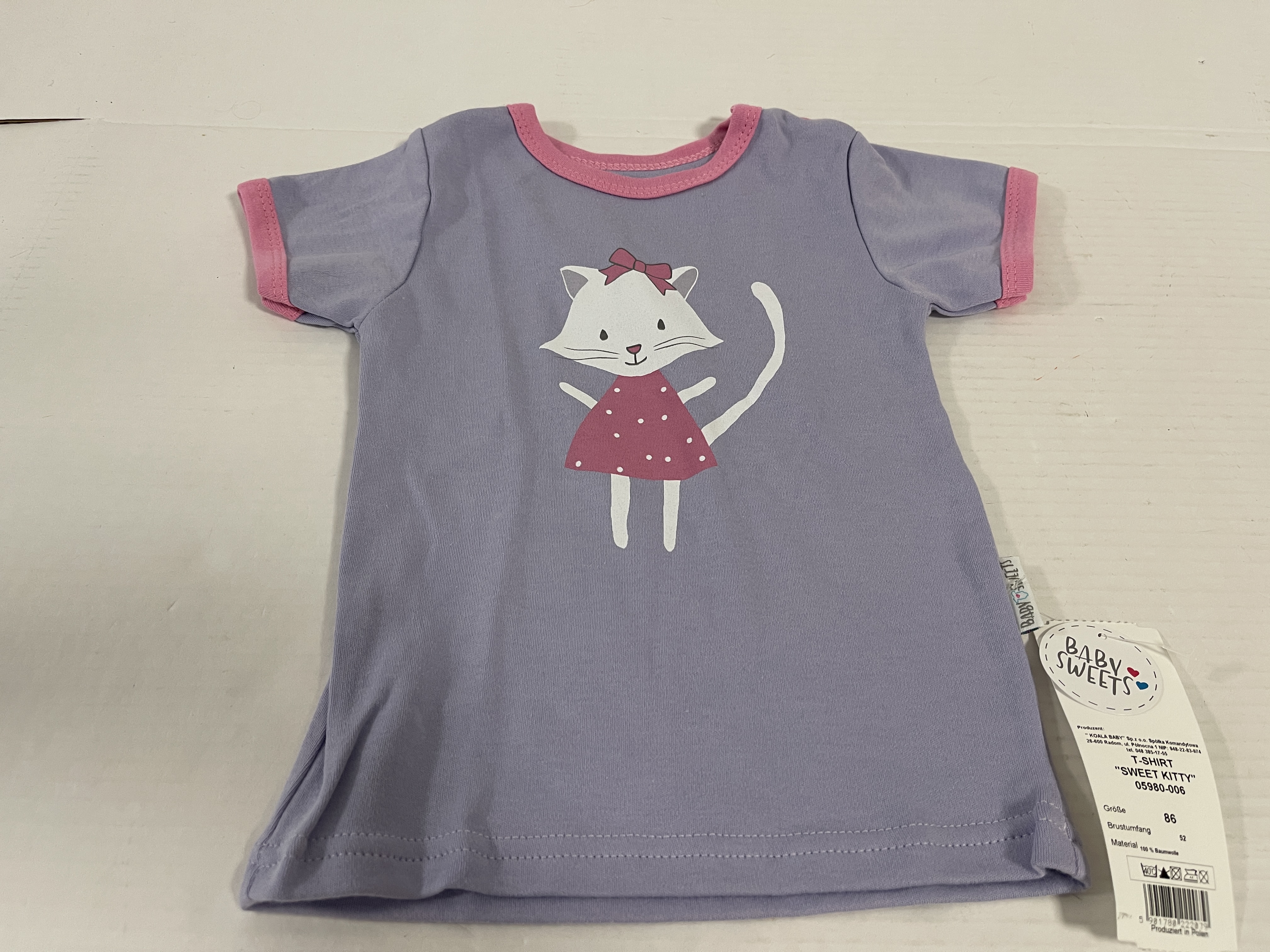 Baby Bekleidung T-Shirt für Mädchen Größe 86 - Top Zustand   