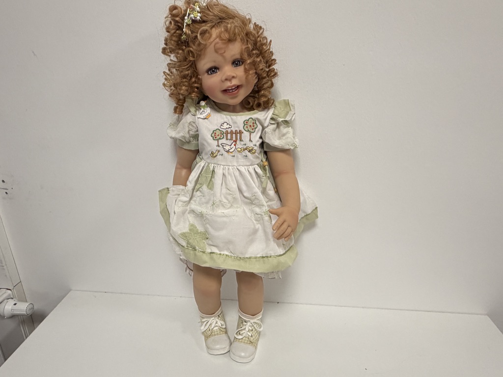 Monika Levenig Künstlerpuppe Vinyl Puppe 80 cm. Top Zustand