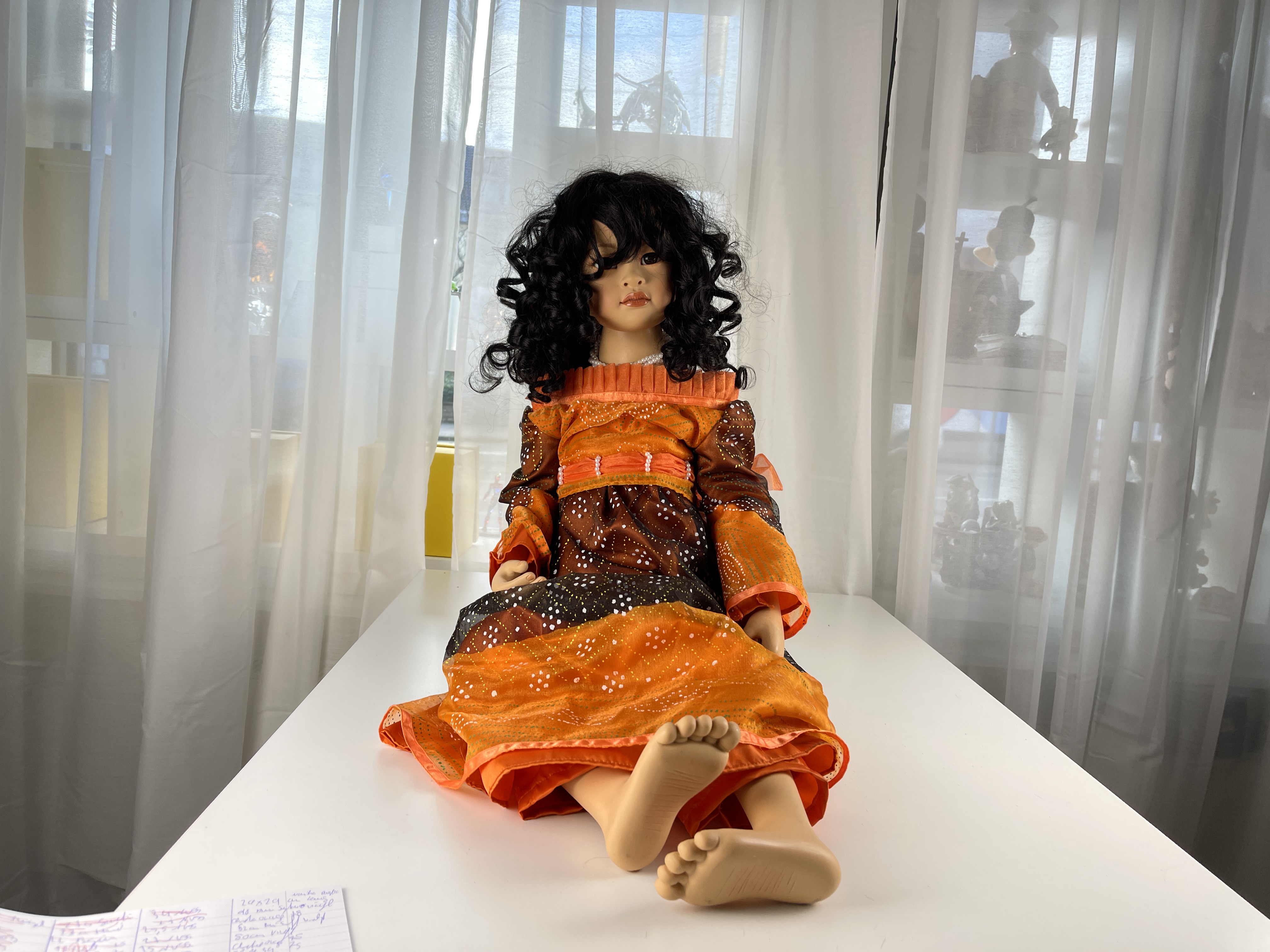 Dwi Saptono Künstlerpuppe Vinyl Puppe 82 cm. Zustand siehe Fotos